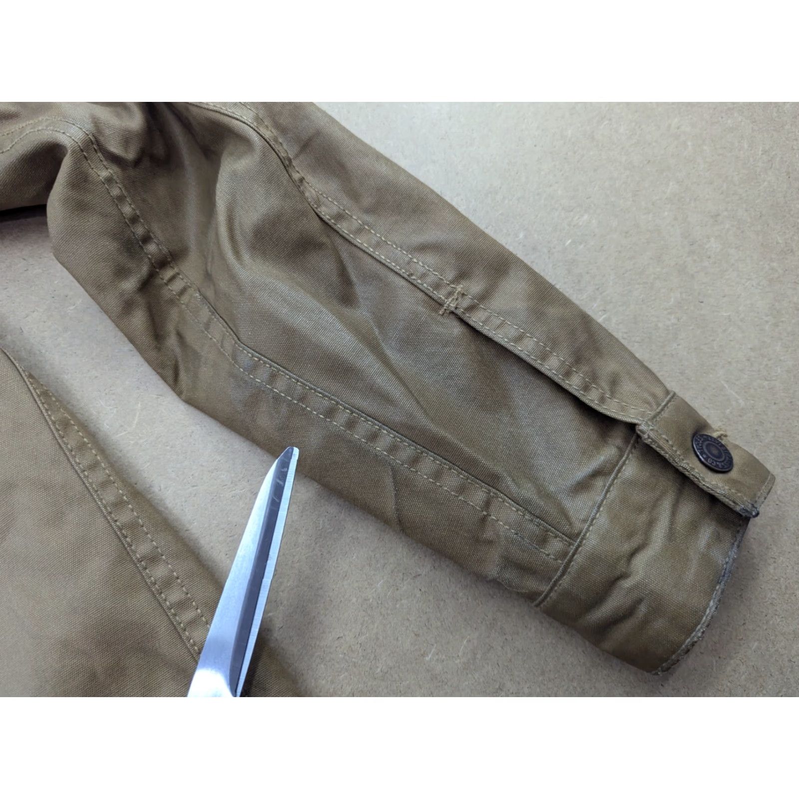 Levi's VINTAGE Levi's Mens Trucker Jacket Small Beige Size US S / EU 44-46 / 1 - 4 Thumbnail