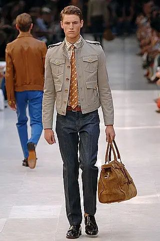 Burberry Burberry SS06 Runway Golden button claw Denim jeans Size US 30 / EU 46 - 1 Thumbnail