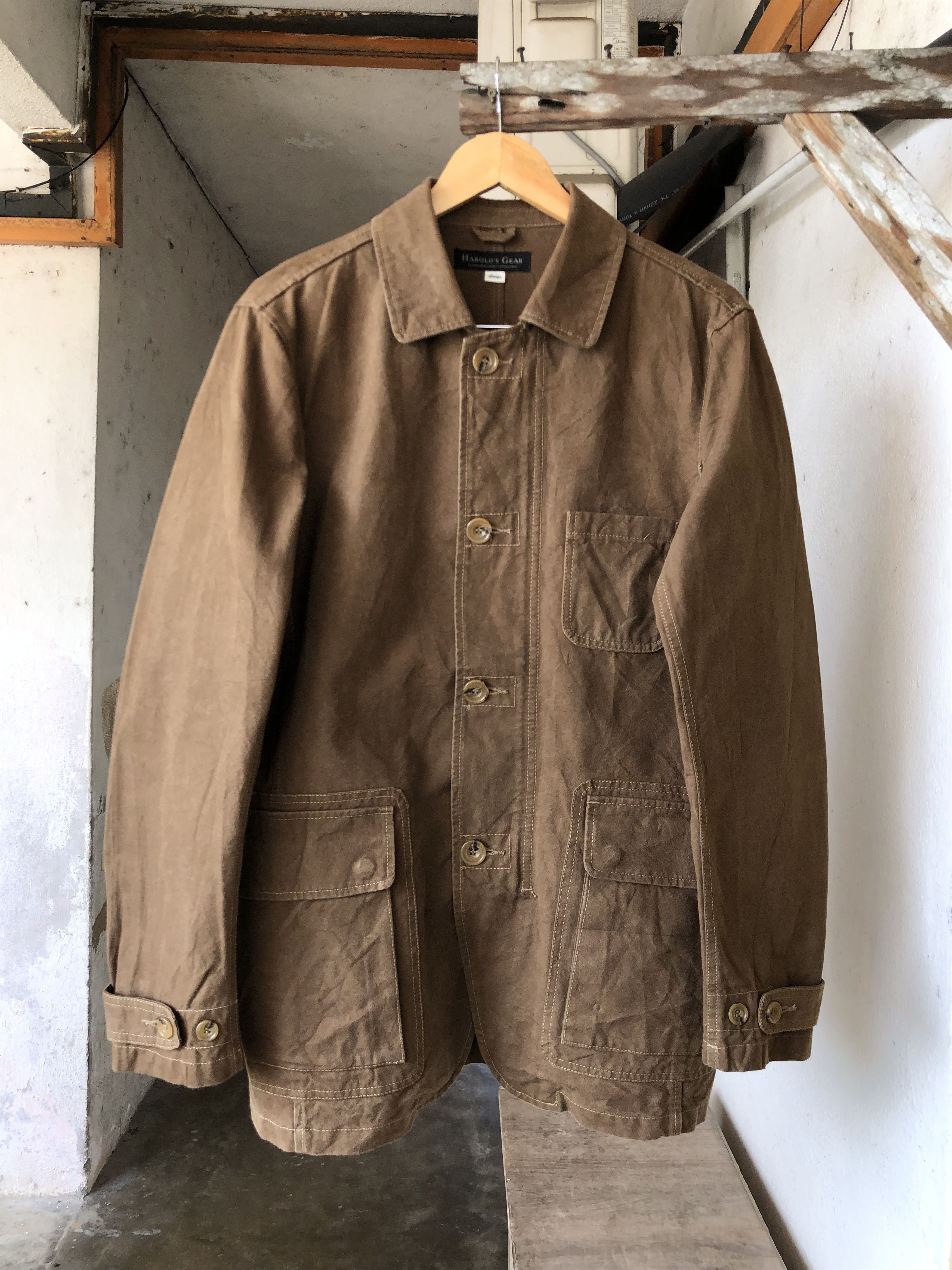 Vintage Vintage 90s Harold's Gear Chore Hunting Jacket Size US L / EU 52-54 / 3 - 1 Thumbnail