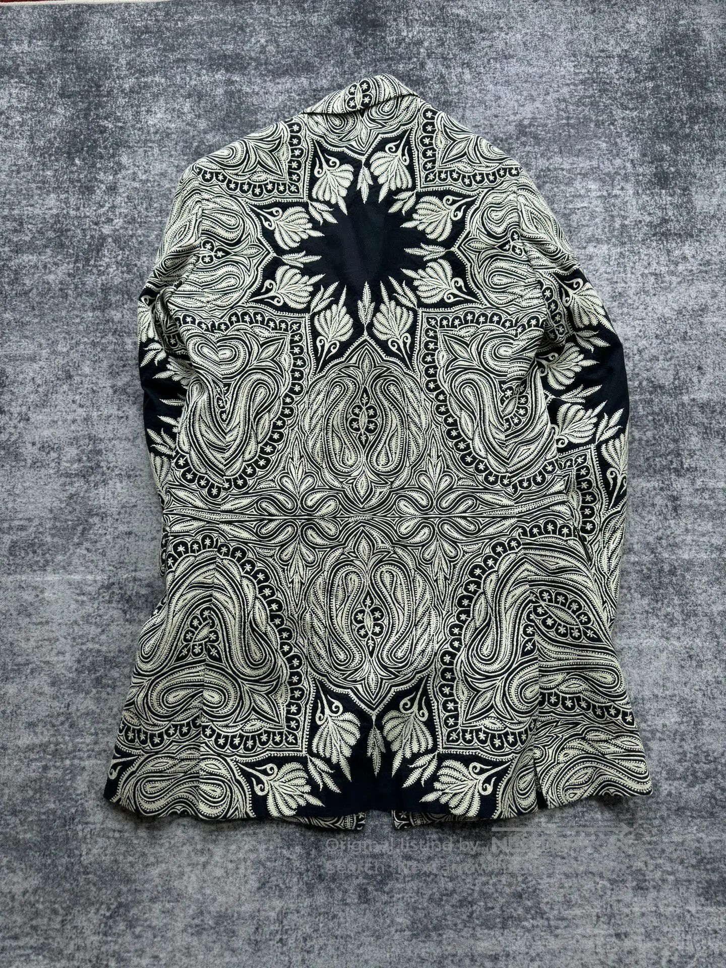 Etro ETRO Patterned Woven Silk-Lined Coat| Size XL / US 12-14 / IT 48-50 - 2 Thumbnail