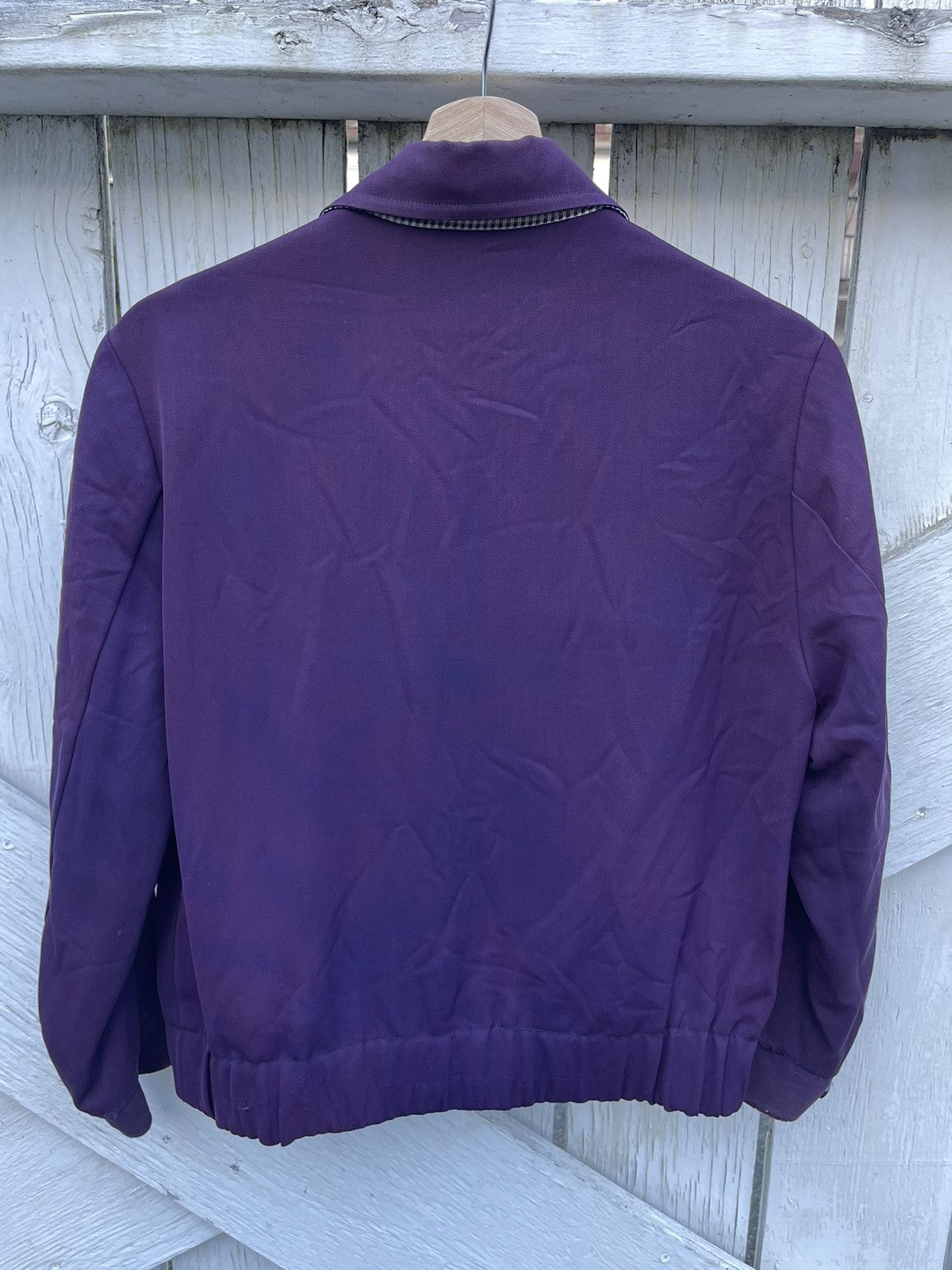 Vintage McGregor Purple Eggplant Gabardine Reversible Ricky Jacket Size US S / EU 44-46 / 1 - 6 Thumbnail