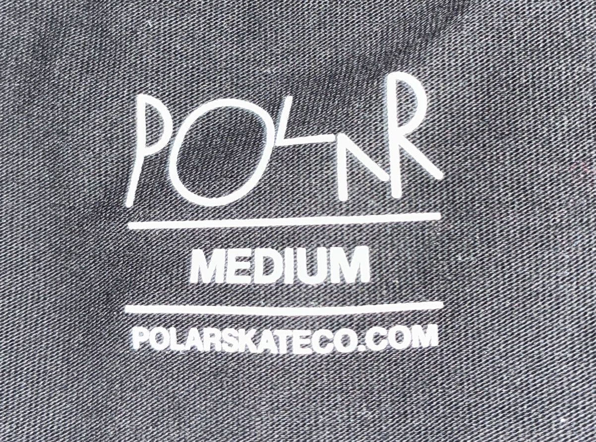 Polar Skate Co. Polar Skate Co Fill Logo Long Sleeve Tee Black - Sz. Medium Size US M / EU 48-50 / 2 - 3 Thumbnail