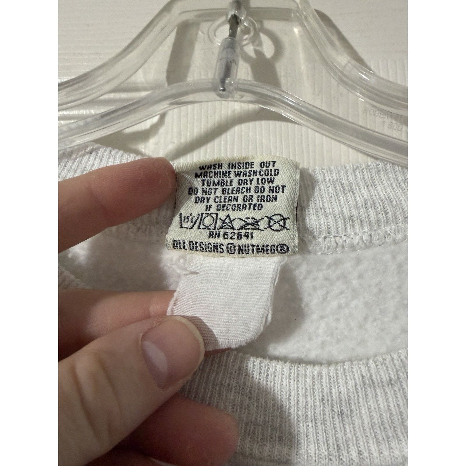 Nutmeg Vtg 90s Notre Dame Nutmeg Crewneck Sz L College Sweatshirt Size US L / EU 52-54 / 3 - 3 Thumbnail