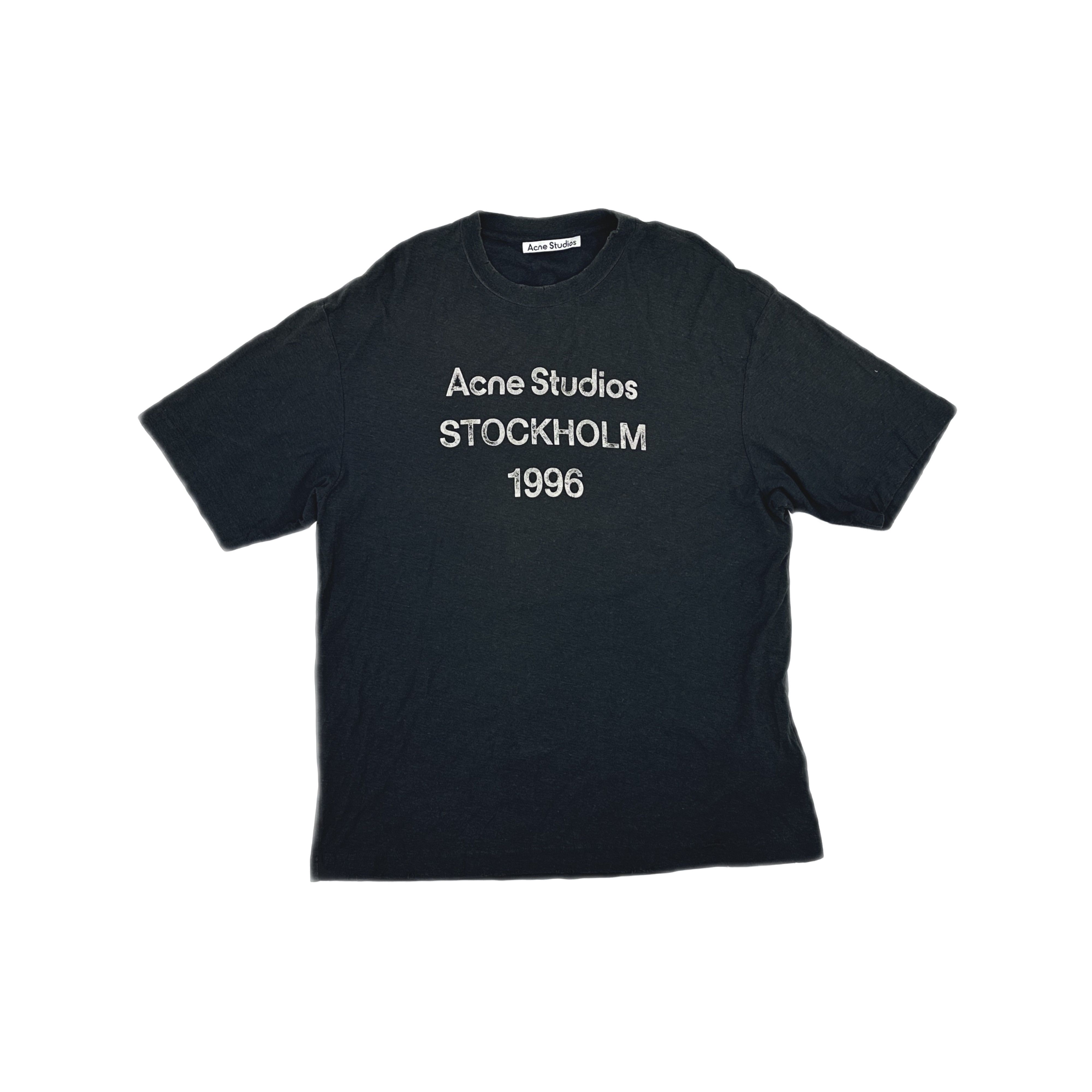 Acne Studios Pale Blue Acne Studios Stockholm 1996 Stamp T-Shirt