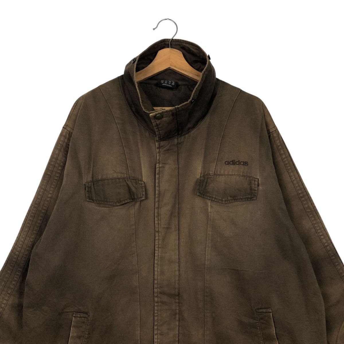 Adidas 🔥VINTAGE CHORE JACKET ADIDAS DETROIT DUCK CANVAS DISTRESSED Size US M / EU 48-50 / 2 - 5 Thumbnail