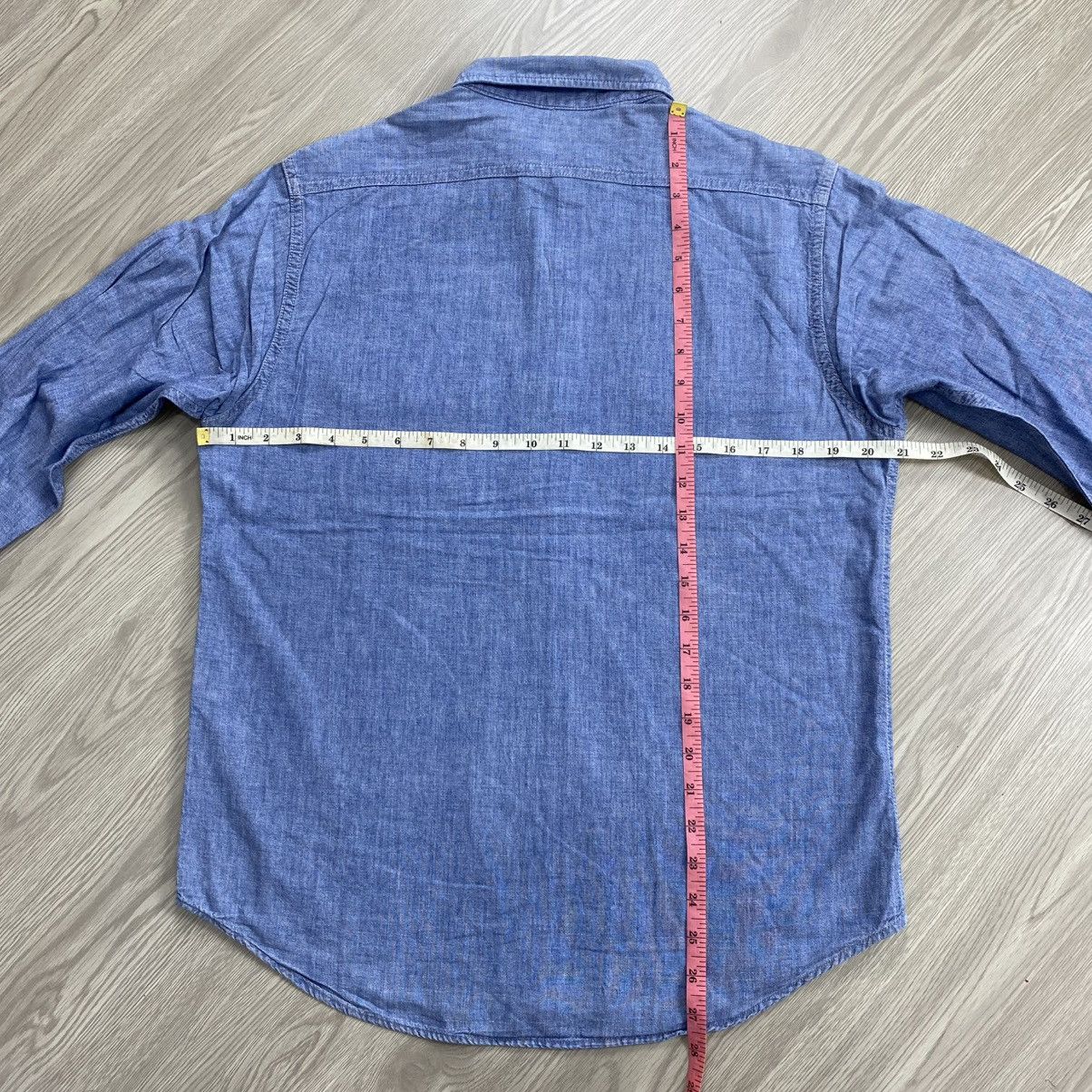 Orslow Vintage Sugar Cane Japan Chambray Denim Work Shirt Size US M / EU 48-50 / 2 - 18 Thumbnail