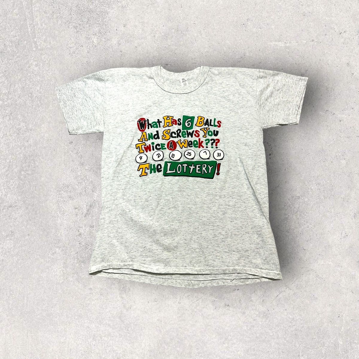 Vintage Vintage Lottery tee Size US XL / EU 56 / 4 - 1 Thumbnail