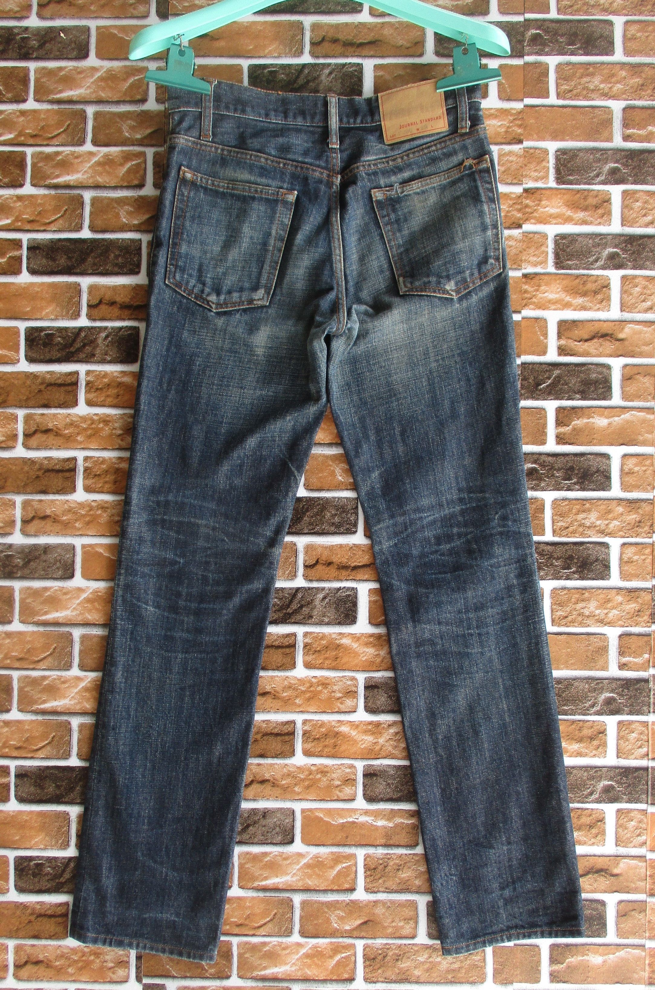 J.S. Homestead × Journal Standard Lot 2900 Dark Wash Low Rise Straight Leg 28x31 Size US 29 - 2 Thumbnail