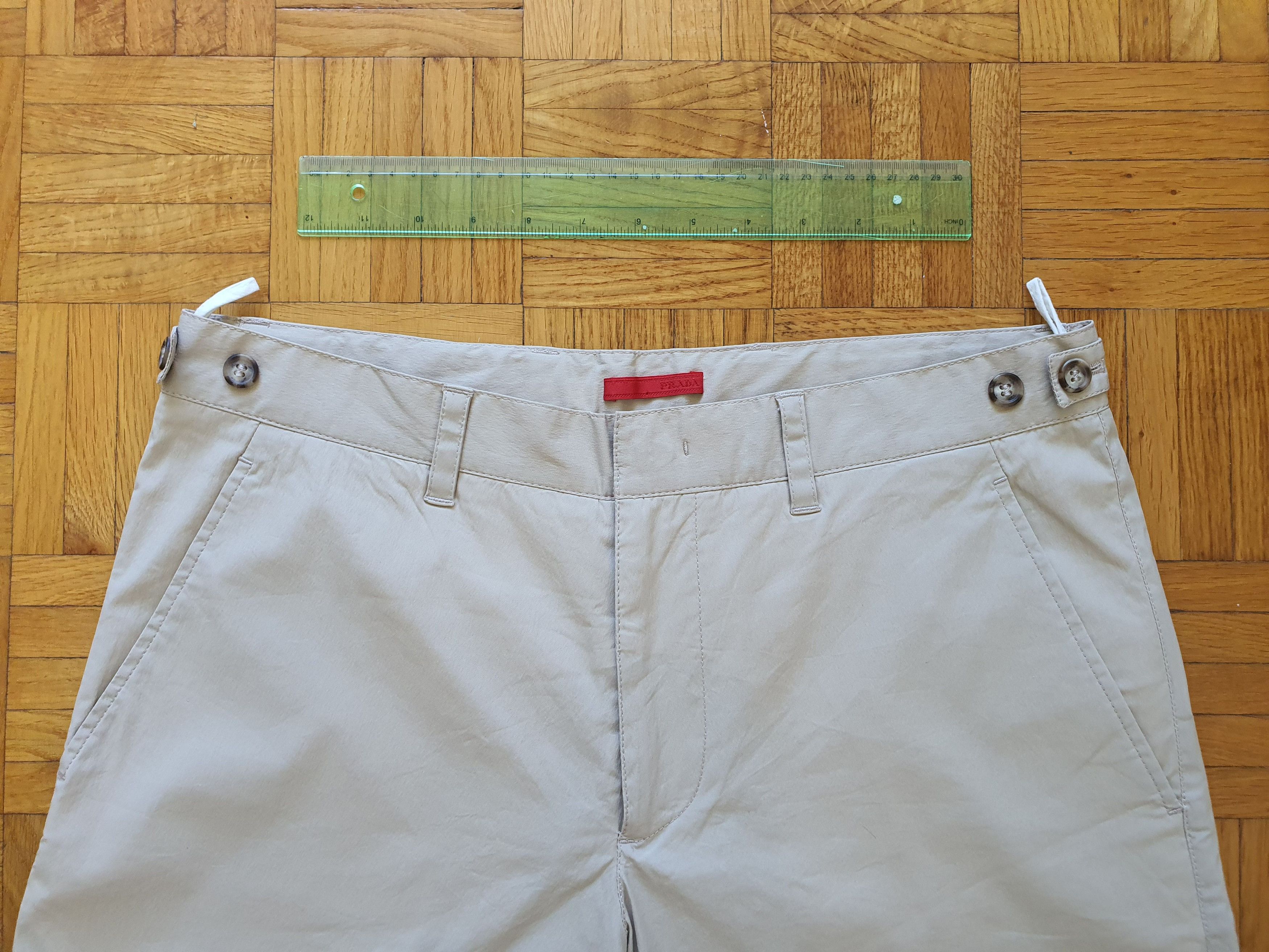 Prada LINEA ROSSA - Lightweight Classic Summer Shorts Bermudas Size US 32 / EU 48 - 3 Thumbnail
