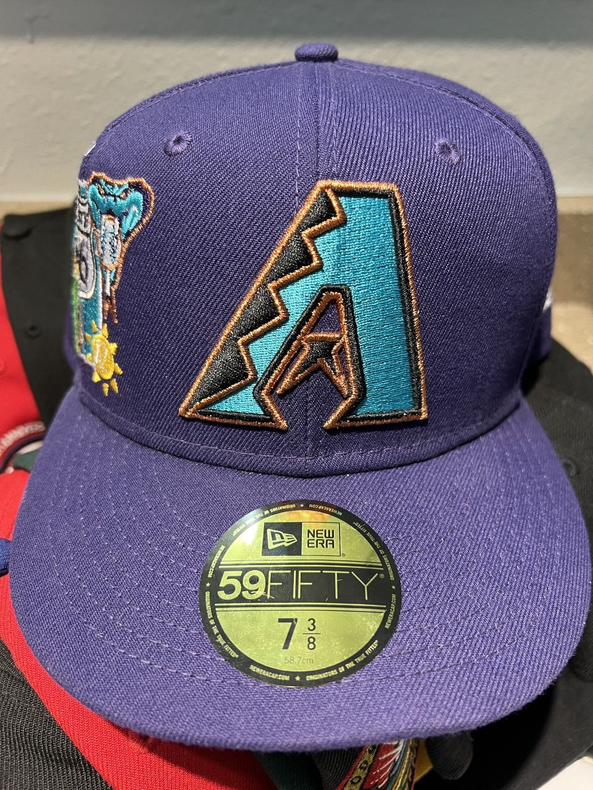 New Era Diamondbacks Fitted 7 3/8 Size ONE SIZE - 2 Thumbnail