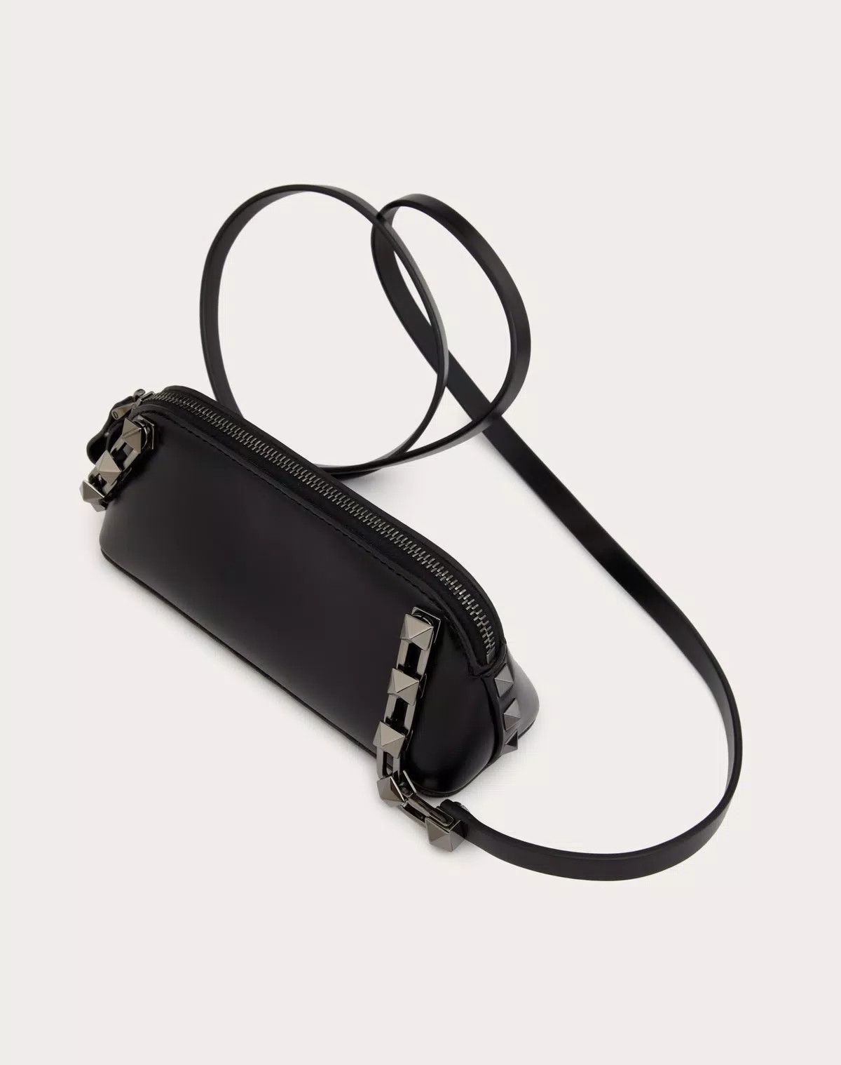 Valentino o1s1wg111125 Size: OS / Mini Rockstud Shiny Calfskin Clutch Size ONE SIZE - 7 Thumbnail
