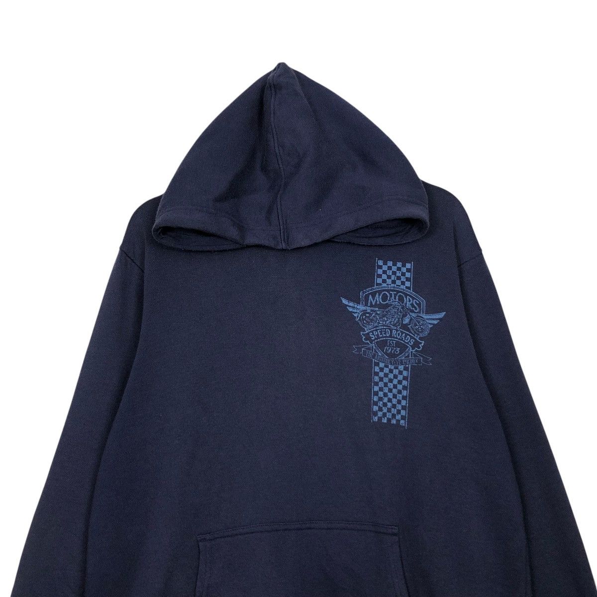 Japanese Brand 🔥VINTAGE HOODIE PULL OVER GARAGE MOTOR SPEED ROAD BIG LOGO Size US L / EU 52-54 / 3 - 5 Thumbnail