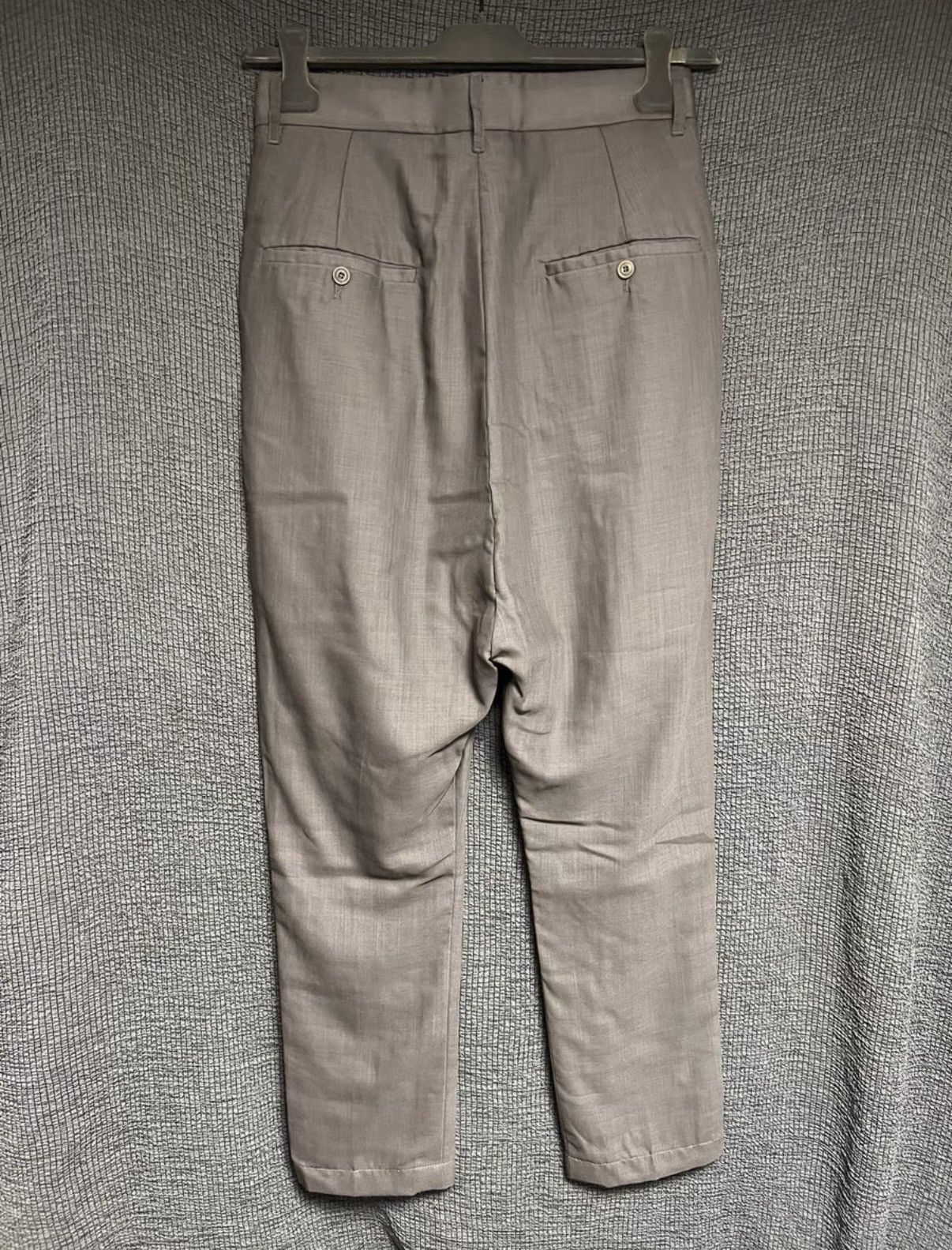 Rick Owens Rick Owens Double-Layer Wool Drop-Crotch Trousers - Unisex Size US 32 / EU 48 - 3 Thumbnail