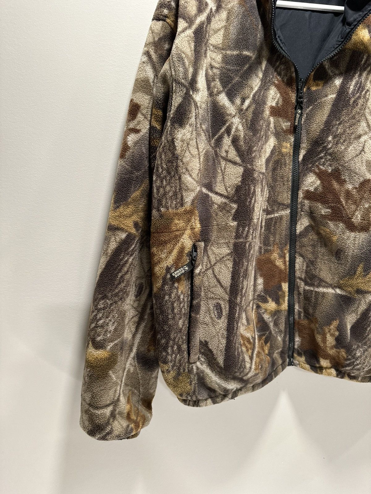 Field & Stream Vintage Reversible Boxy Camo Guide Series Fleece Zip Up Size US L / EU 52-54 / 3 - 4 Thumbnail