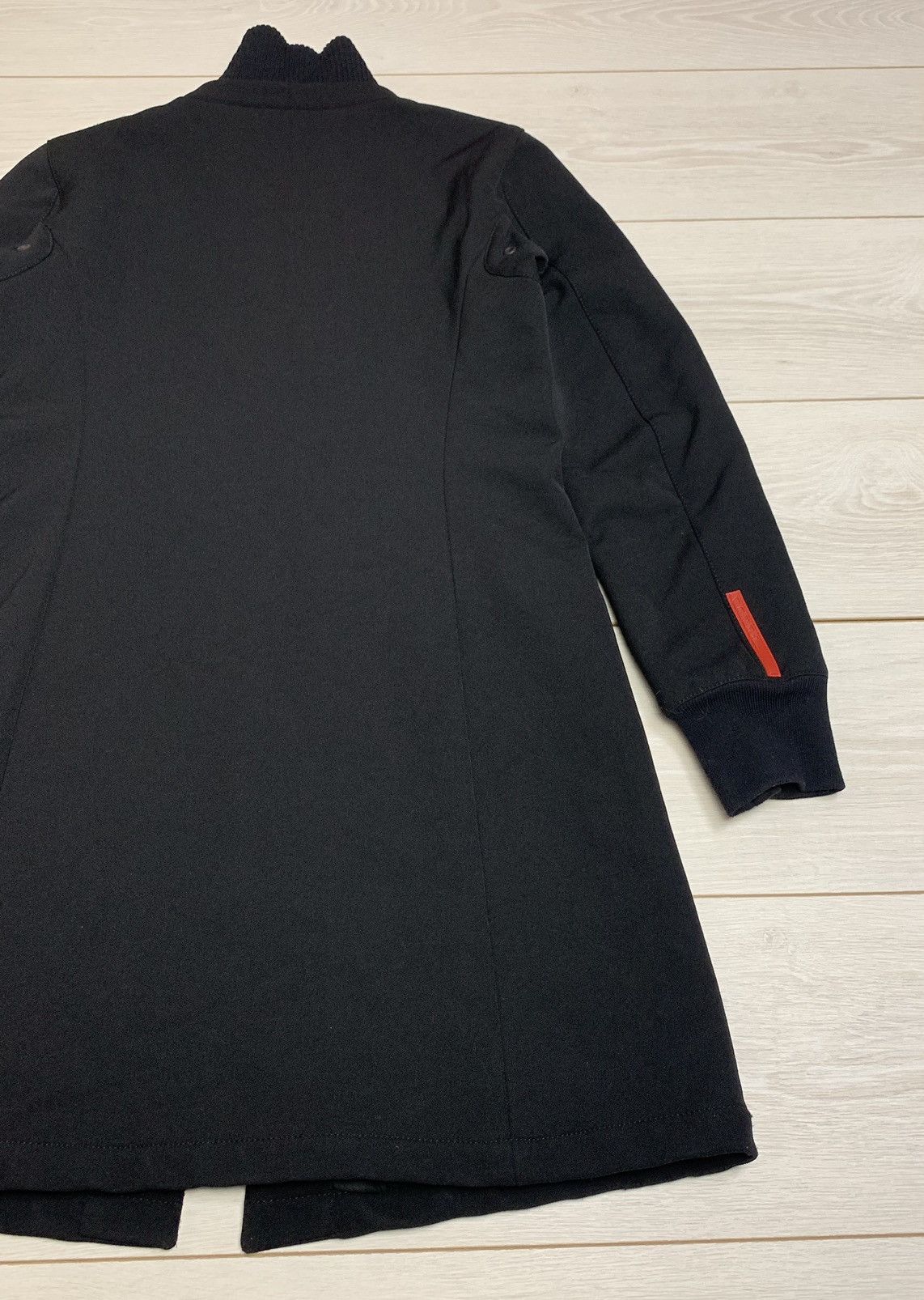 Prada Archival Prada Linea Rossa Nylon Quilted Long Jacket Black Size M / US 6-8 / IT 42-44 - 13 Thumbnail