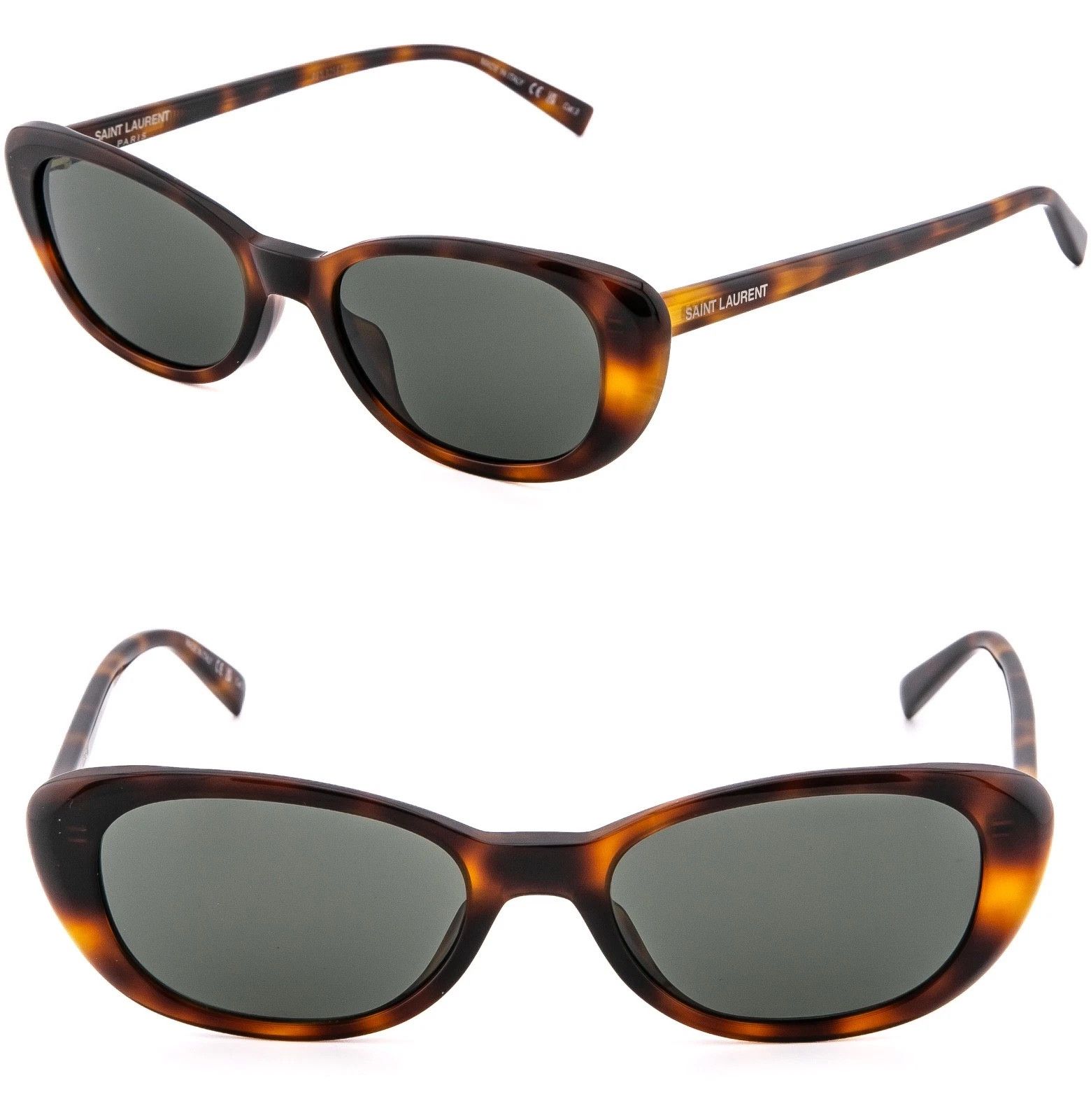 Saint Laurent Paris SAINT LAURENT SHADE SL 822 SL822 Brown Havana Sunglasses 002 Size ONE SIZE - 1 Thumbnail