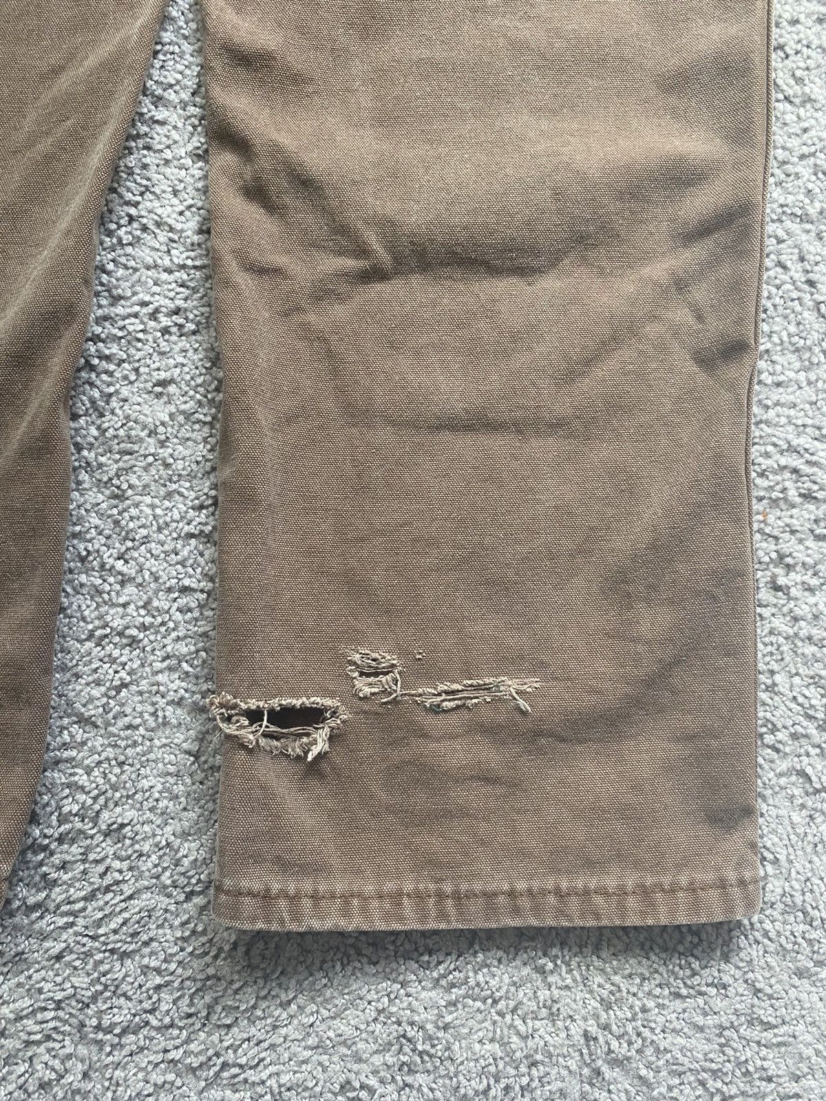 Dickies × Vintage Vintage Faded Distressed Brown Dickie Carpenter Pants Size US 36 / EU 52 - 6 Thumbnail