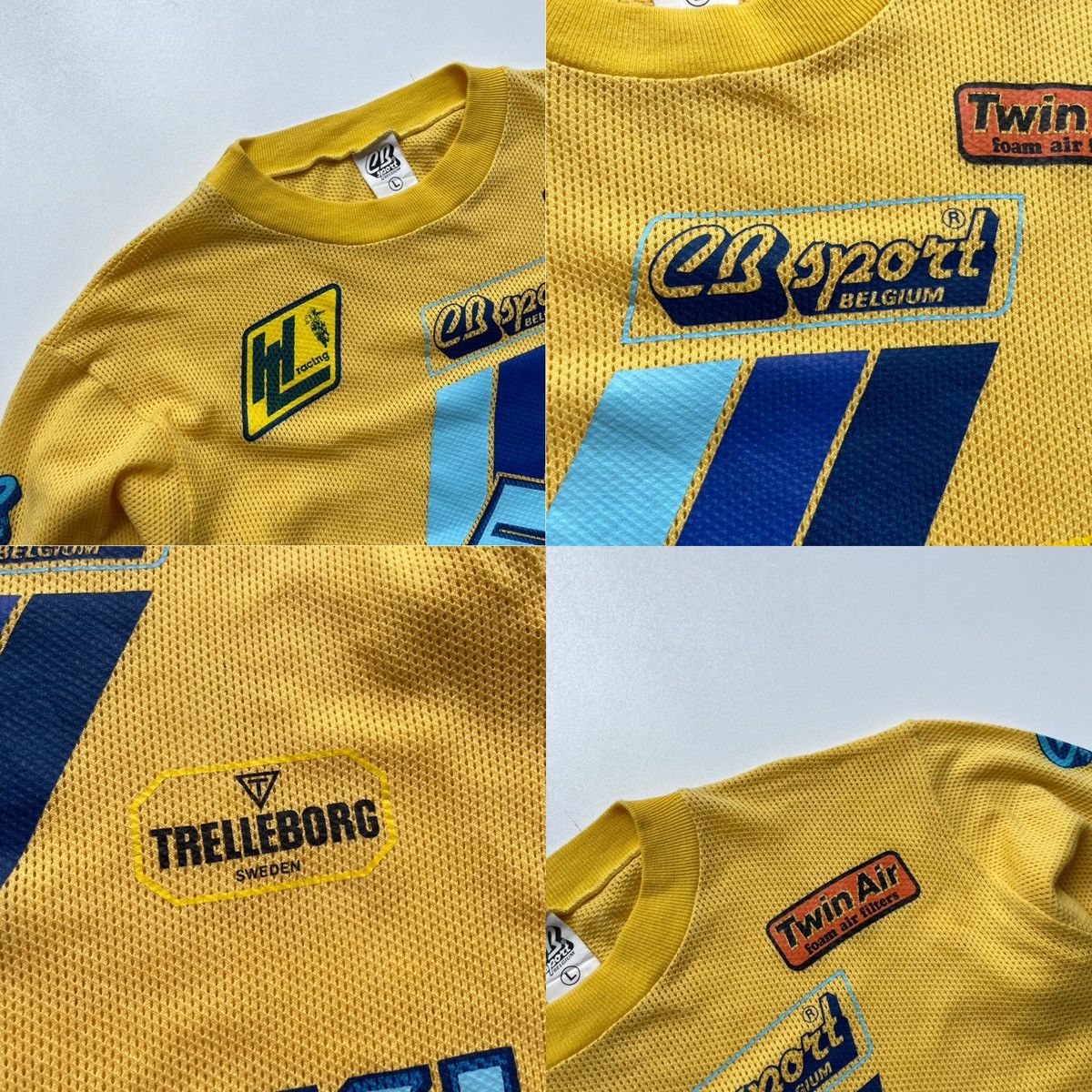 Vintage Suzuki 80’s LB Sport Belgium HL Racing Vintage Moto Jersey Size US M / EU 48-50 / 2 - 8 Thumbnail