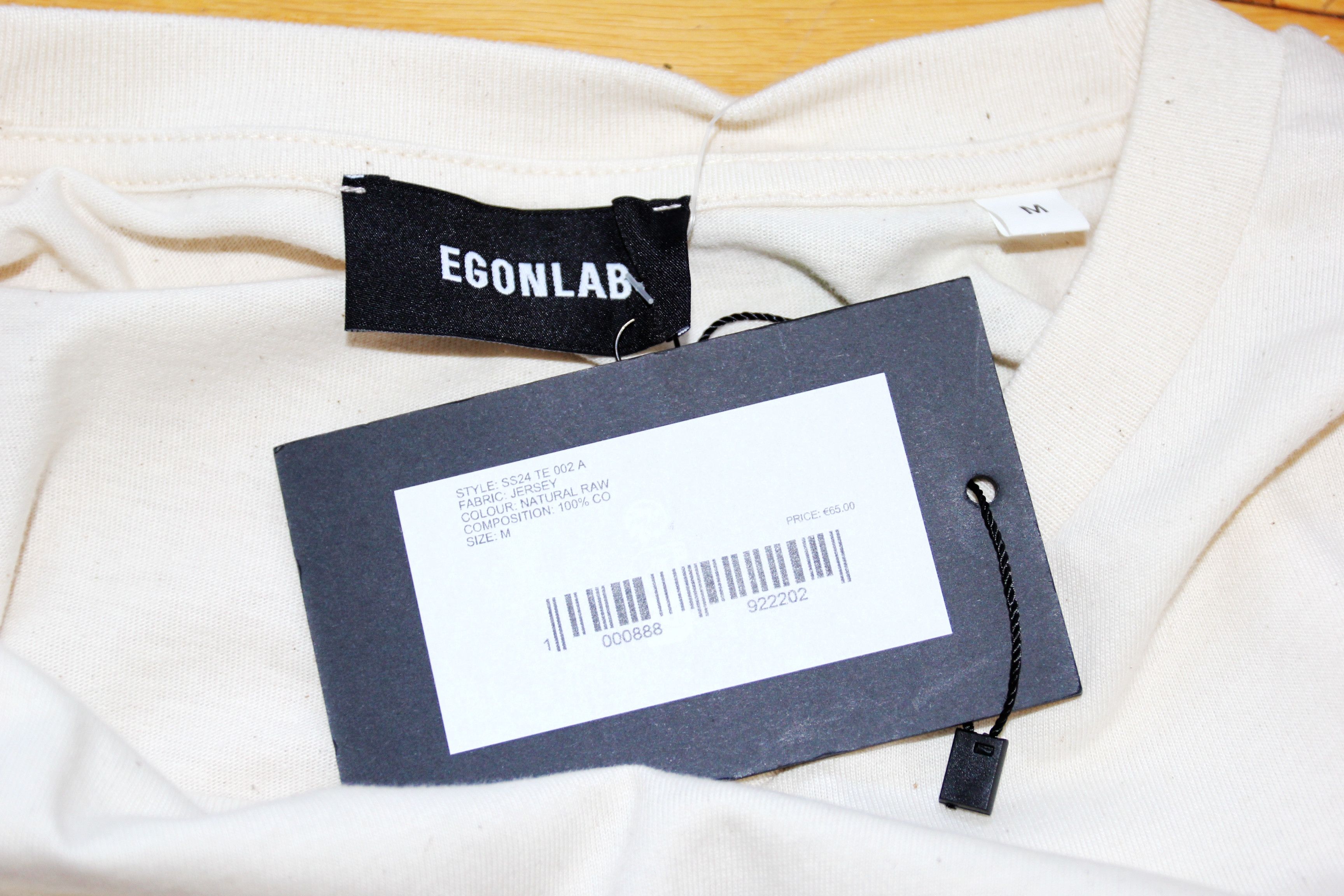Egon Lab BNWT SS24 EGONLAB TEDDIES TSHIRT BEIGE M Size US M / EU 48-50 / 2 - 8 Thumbnail