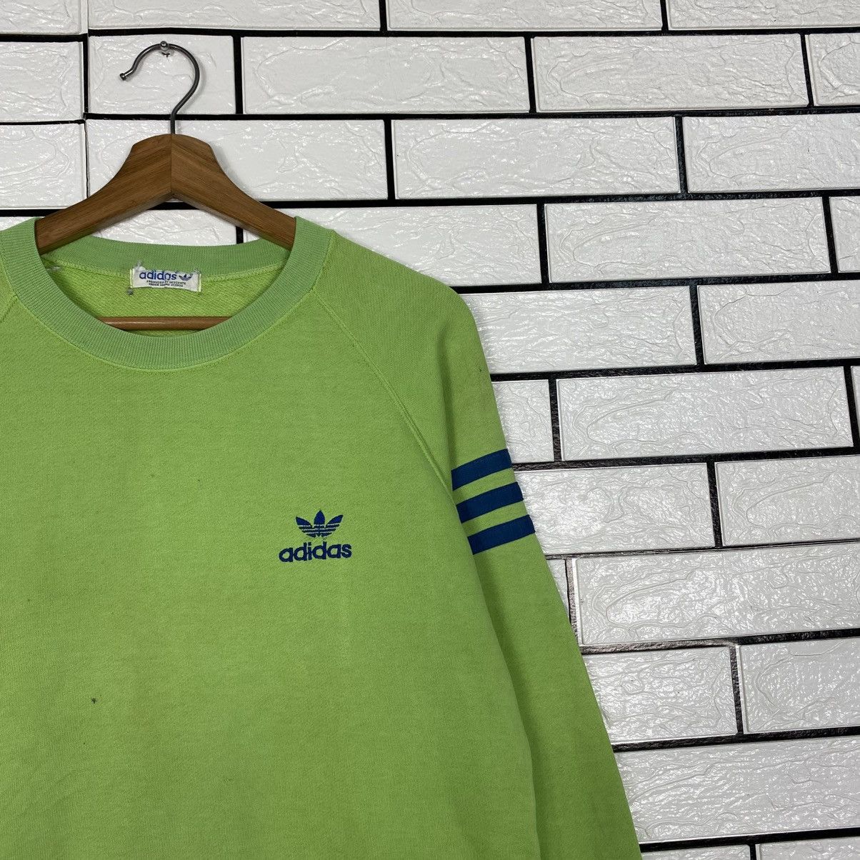 Adidas Vintage Sweatshirt Adidas Striped Design Size US L / EU 52-54 / 3 - 7 Thumbnail