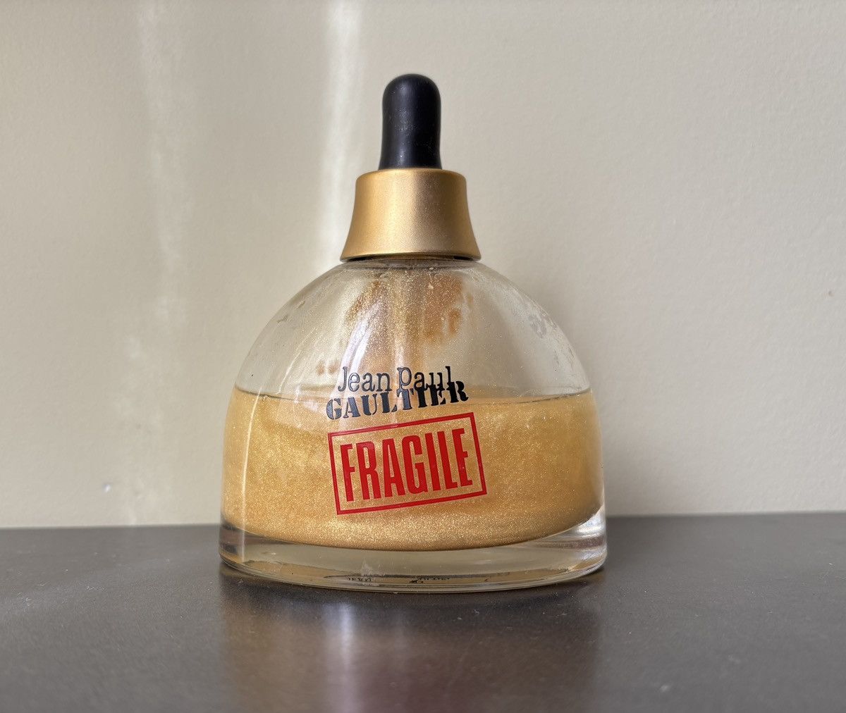 Jean Paul Gaultier × Vintage 1999 Jean Paul Gaultier Fragile Shimmering Body Oil Glitter Size ONE SIZE - 4 Thumbnail
