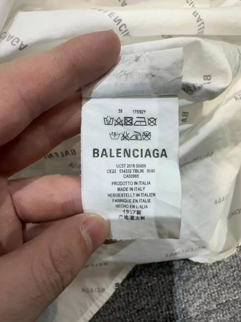 Balenciaga Balenciaga size 39 Shirt with full logo of bullet screen Size US XS / EU 42 / 0 - 5 Thumbnail