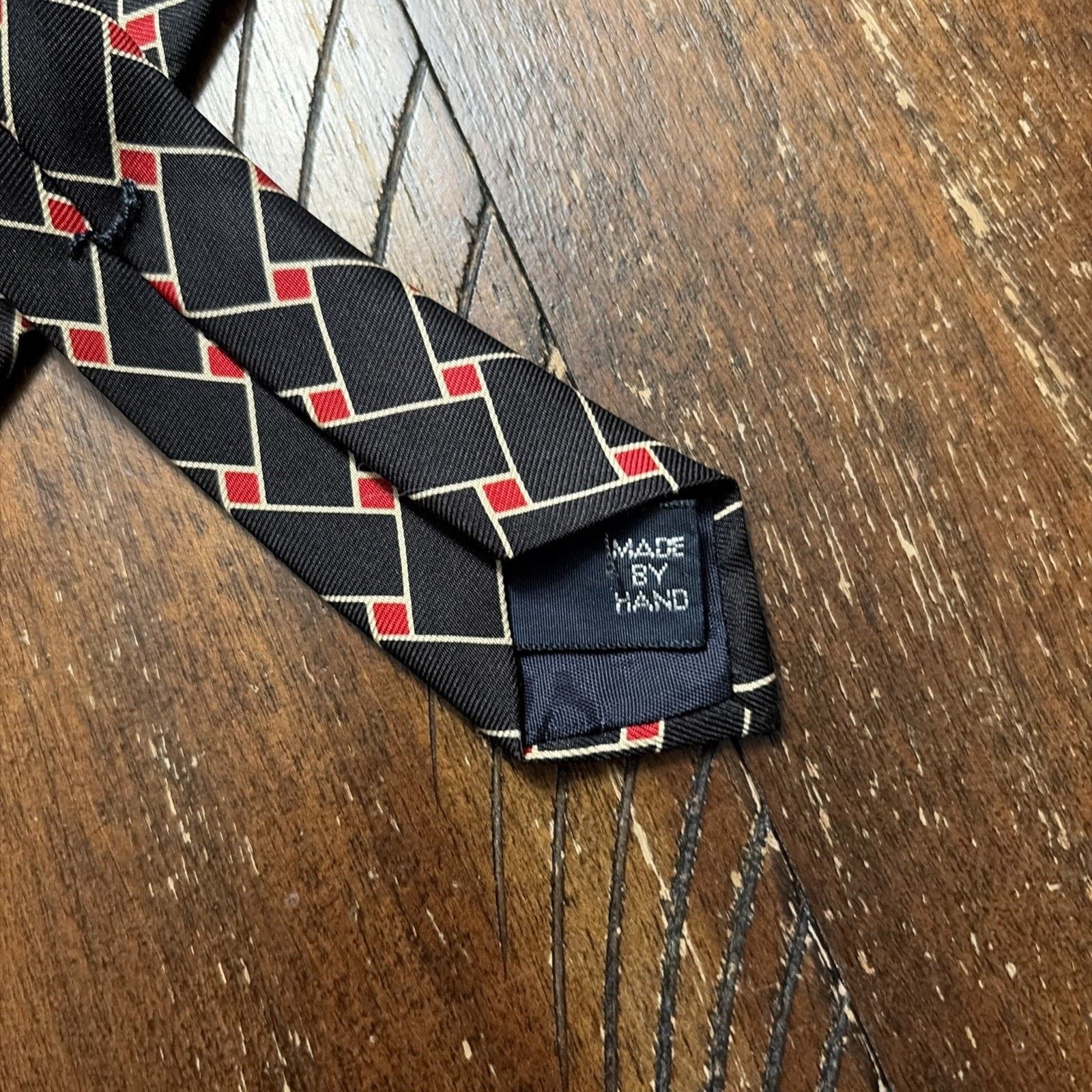 Polo Ralph Lauren Vtg Polo Ralph Lauren Abstract 100% Silk Tie Made By Hand Size ONE SIZE - 6 Thumbnail