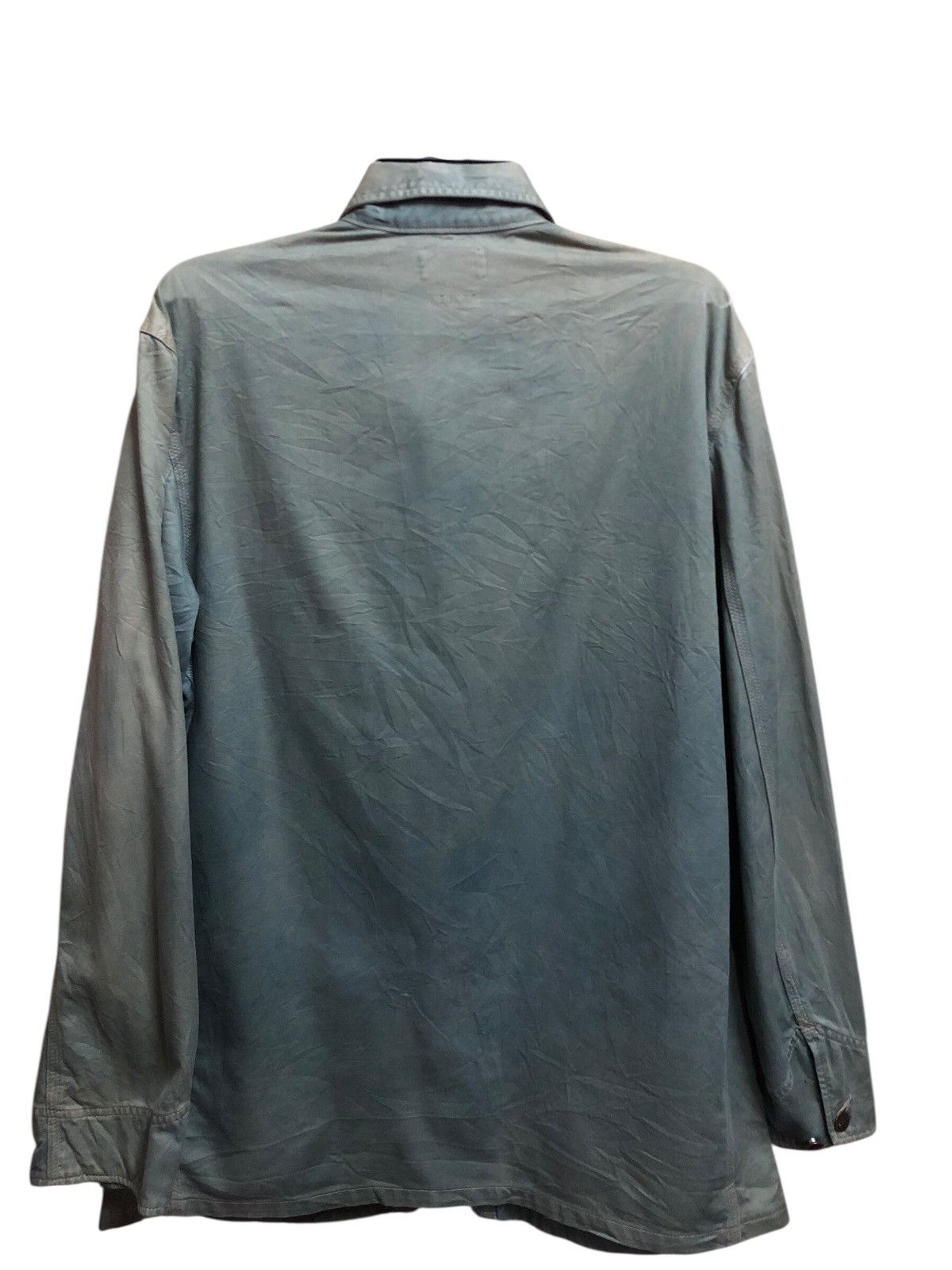 Blue Blue Japan Stunning Blue Blue Arigato Sun Faded Chore Workwear Jacket Size US L / EU 52-54 / 3 - 2 Thumbnail