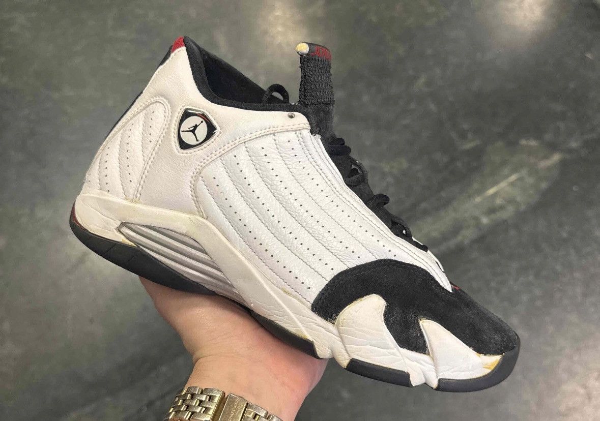 Jordan Brand Jordan 14 Black Toe (2006) Size US 10 / EU 43 - 7 Thumbnail