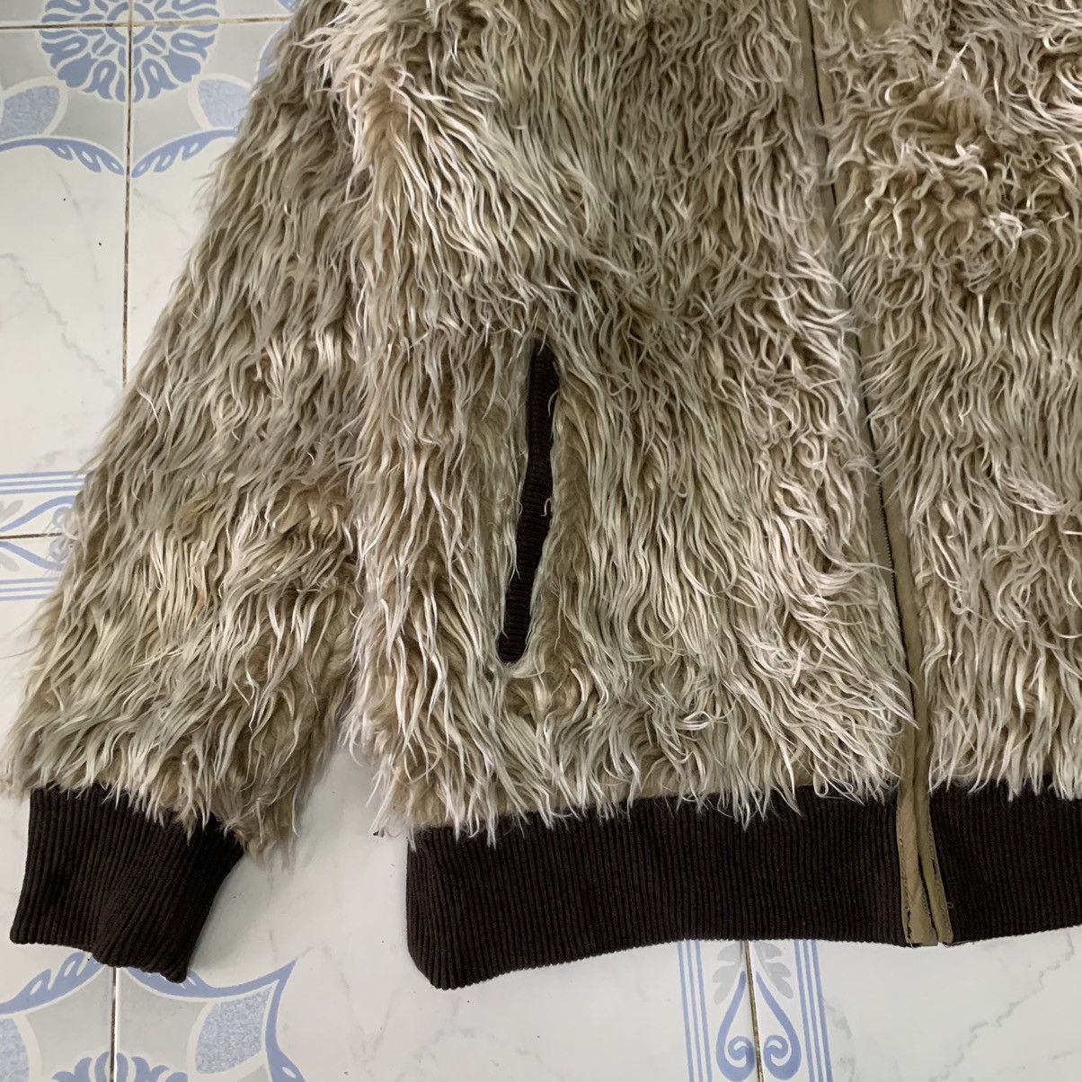 Japanese Brand Rare Hairy Style Jacket Reversable Jacket Gym Master Size US L / EU 52-54 / 3 - 5 Thumbnail
