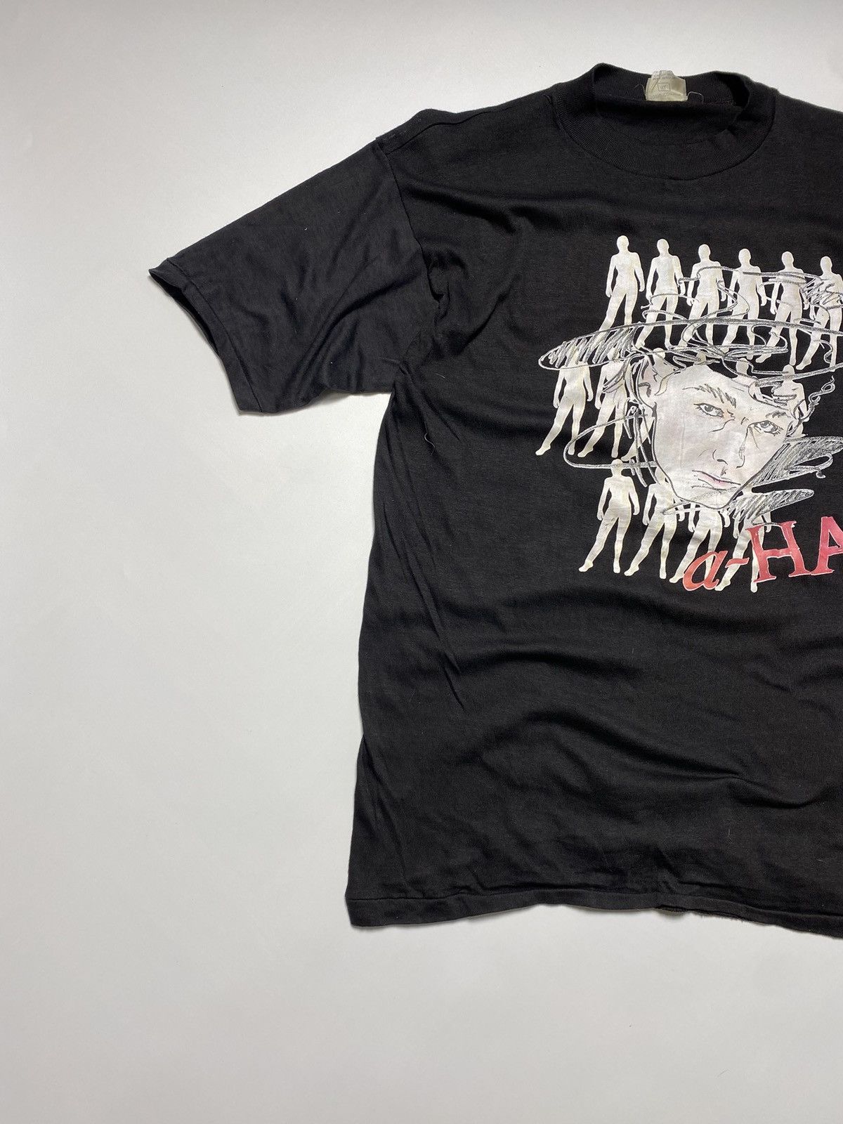 Band Tees × Vintage Vintage 90s single stitch Aha young Morten Harket t-shirt Size US XL / EU 56 / 4 - 2 Thumbnail