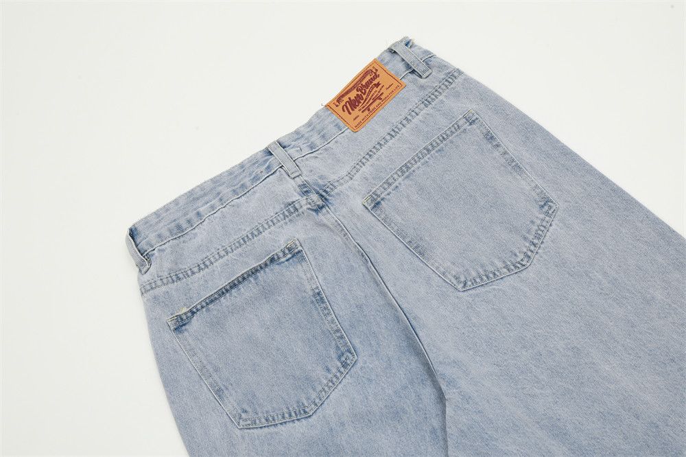 Japanese Brand × Jean Washed light trend American retro casual straight jeans Size US 34 / EU 50 - 5 Thumbnail