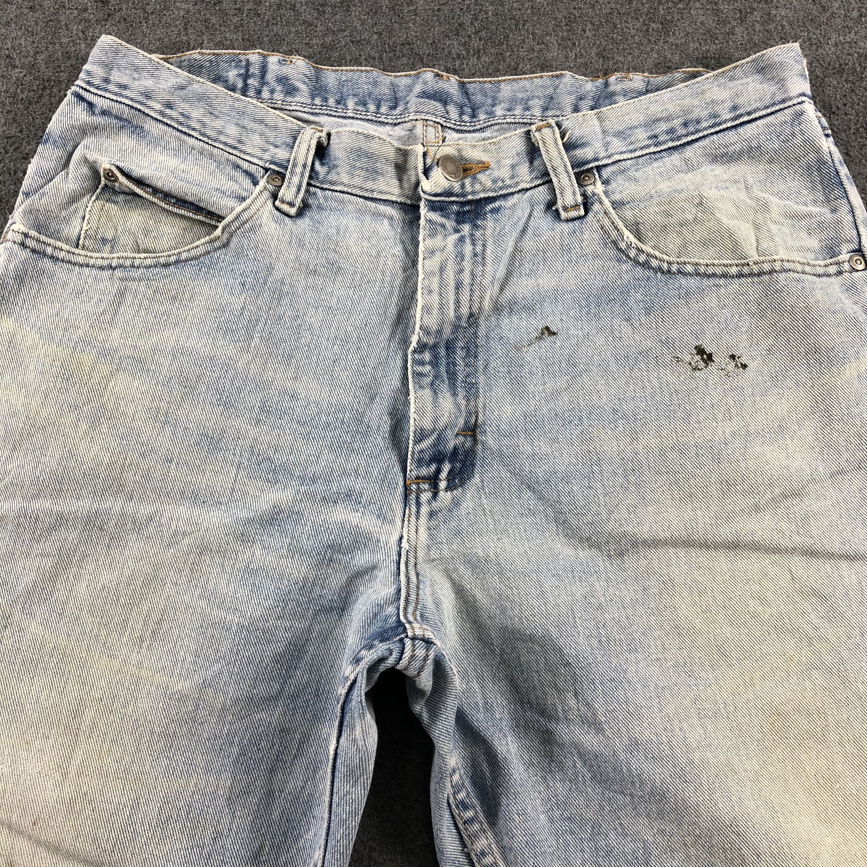 Vintage Vintage Light Wash Wrangler Jeans-J2400 Size US 35 - 3 Thumbnail