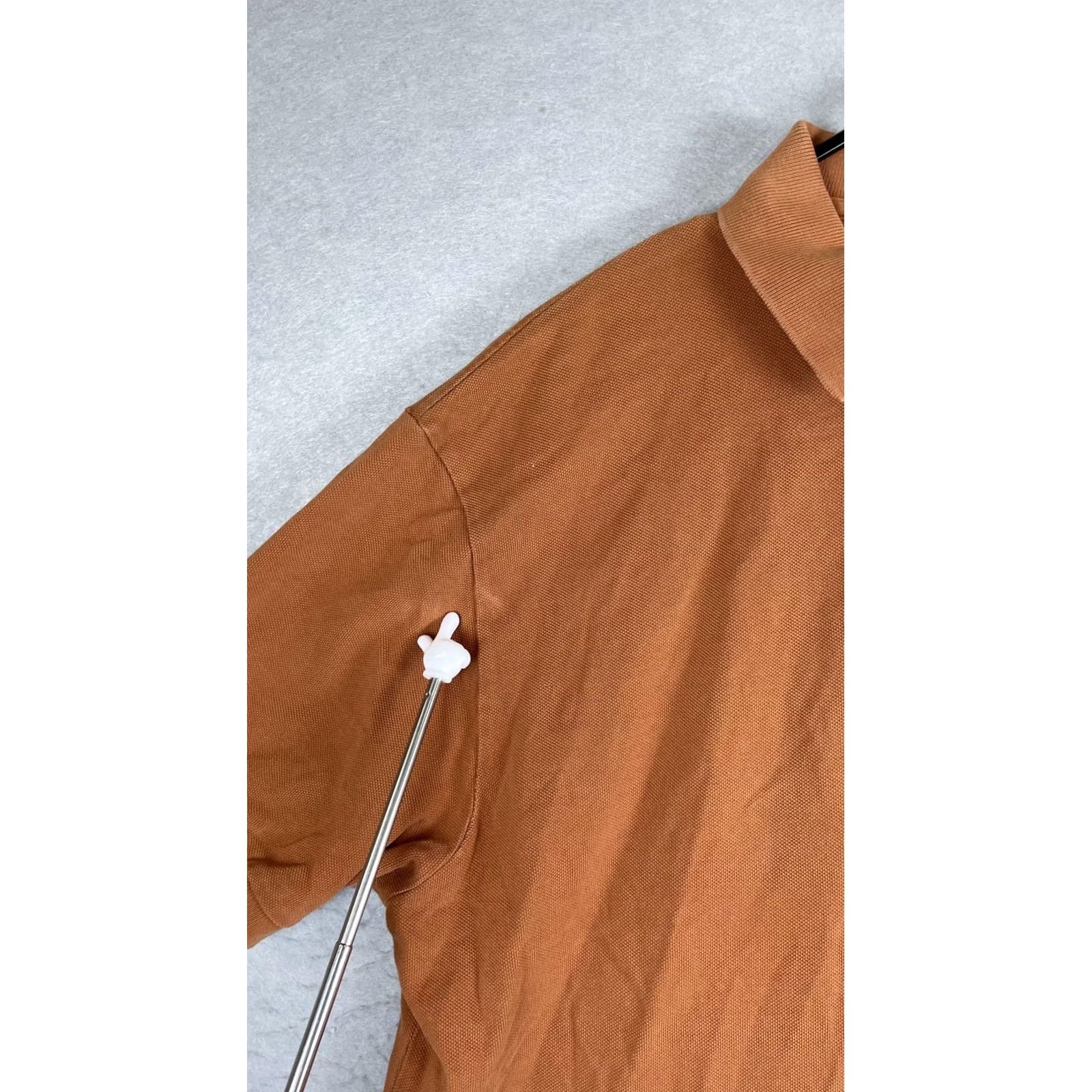 Polo Ralph Lauren Polo by Ralph Lauren Polo Shirt Mens L Brown Solid Pony Logo Short Sleeve Size US L / EU 52-54 / 3 - 3 Thumbnail