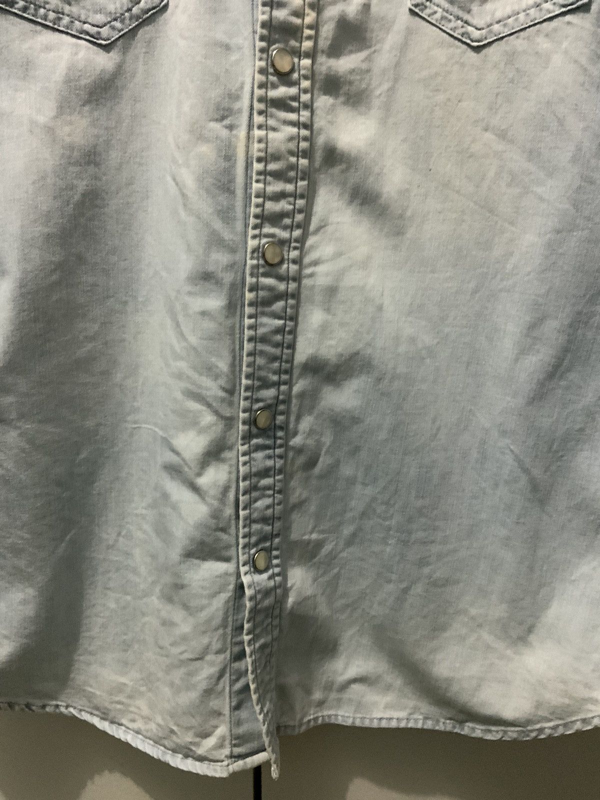 Japanese Brand TK Mix Piece Sashiko Fade Denim Size US L / EU 52-54 / 3 - 7 Thumbnail