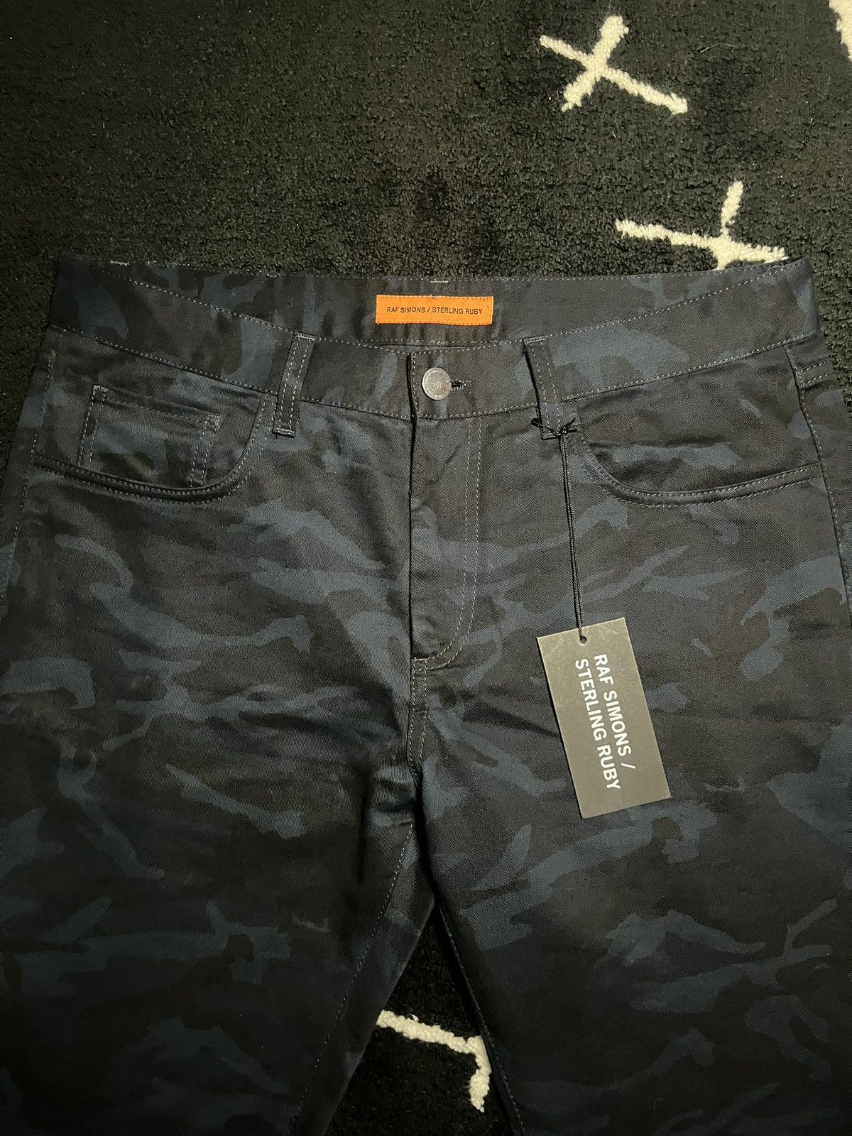 Raf Simons × Sterling Ruby RAF SIMONS X STERLING RUBY JEANS FW14 “ABUS LANG” CAMO DENIM Size US 32 / EU 48 - 3 Thumbnail