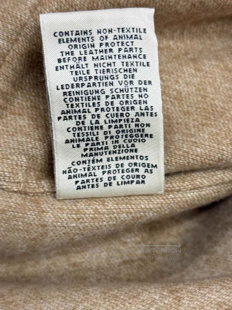 Hermes Hermes Oatmeal color double-sided cashmere coat Size XXS / US 00 / IT 34 - 6 Thumbnail