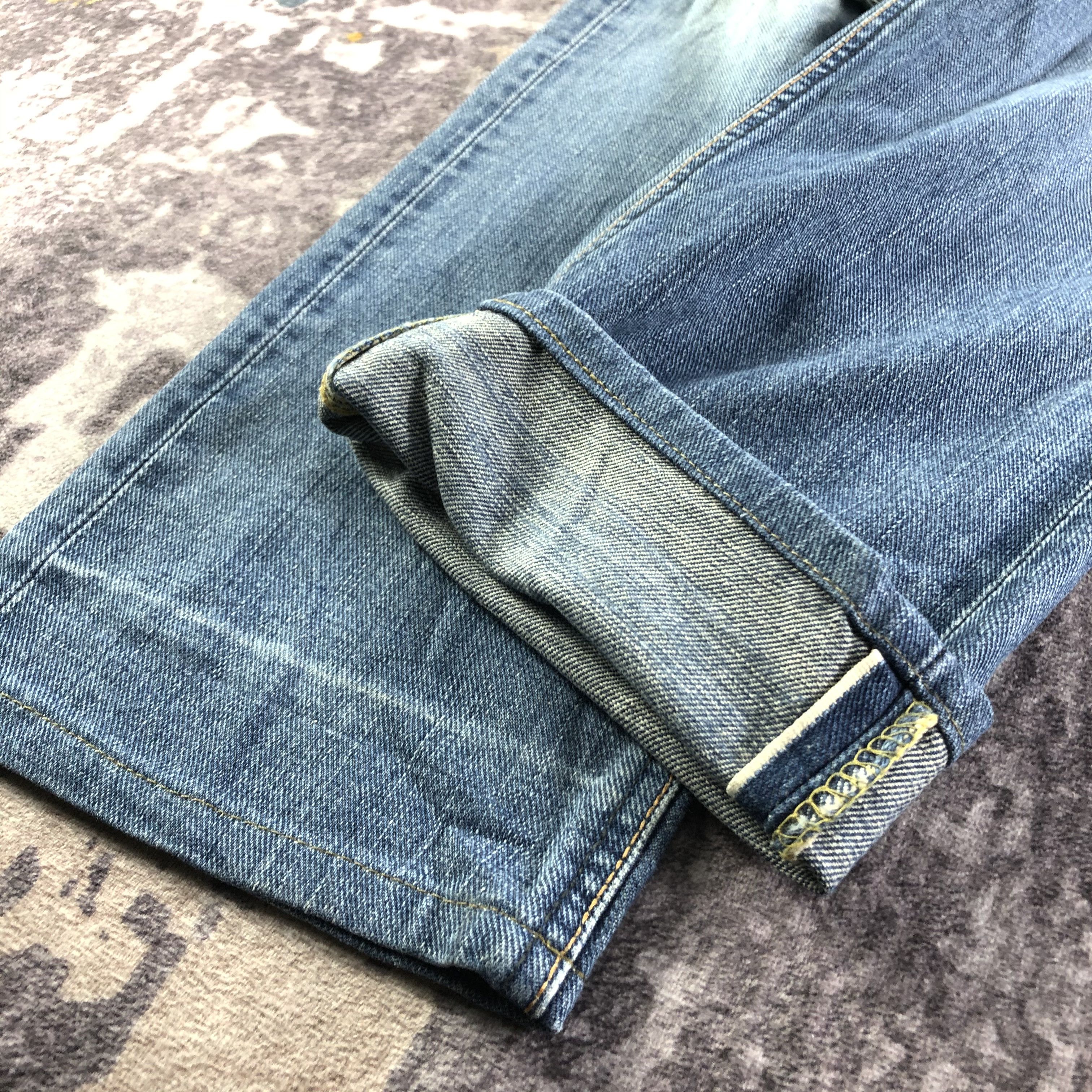 Edwin × Vintage Vintage 90s High Waist Miss Lee Selvedge Jeans-JM3605 Size 27" / US 4 / IT 40 - 6 Thumbnail