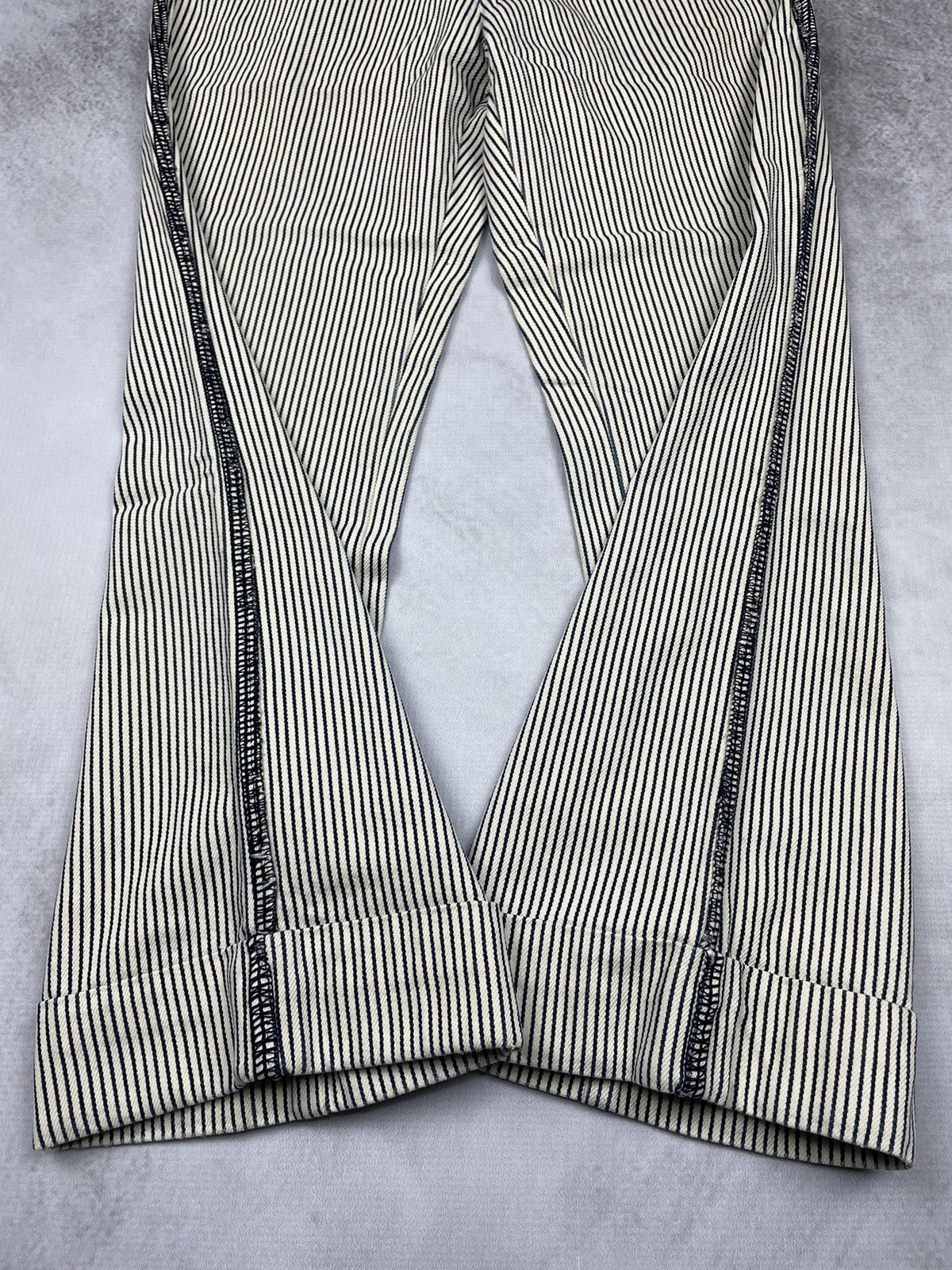 Comme des Garcons × Junya Watanabe × Tricot Comme des Garcons AW03 Tricot Comme des Gacons Hickory Cuffed Pants Size 27" / US 4 / IT 40 - 13 Thumbnail