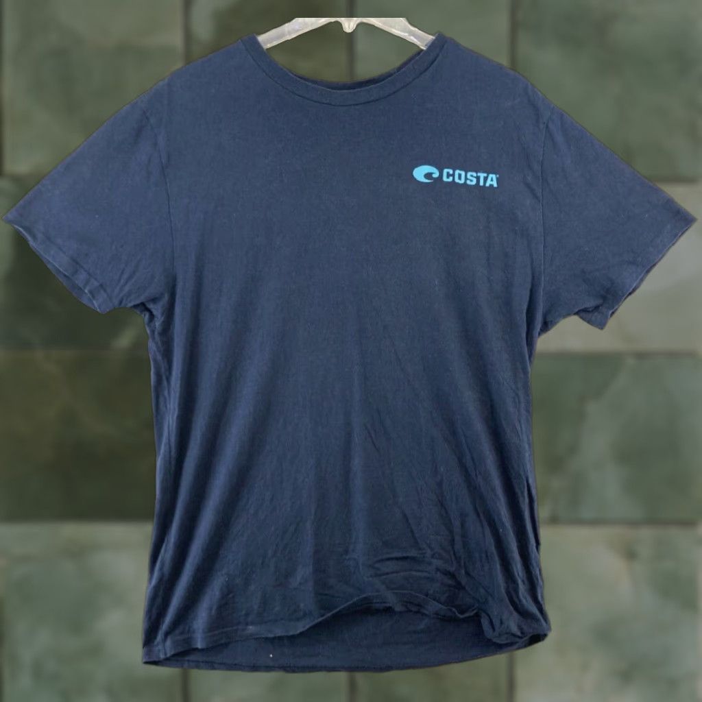 Costa Del Mar Costa Del Mar T-Shirt Mens Large Blue Logo Beach Costa Del Mar Brand Shirt XS? Size US L / EU 52-54 / 3 - 1 Thumbnail