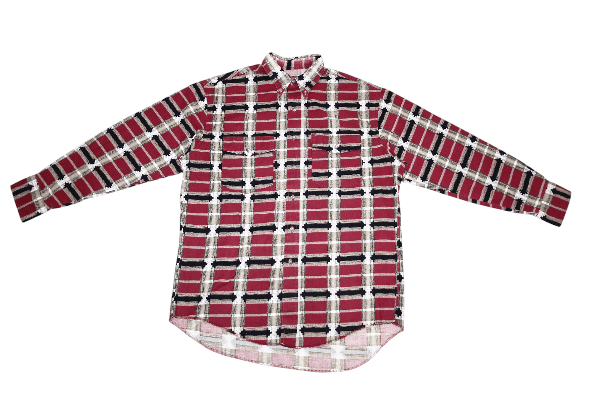Wrangler VTG Wrangler X-Long Tails Bushpopper Western Shirt Size US L / EU 52-54 / 3 - 4 Thumbnail