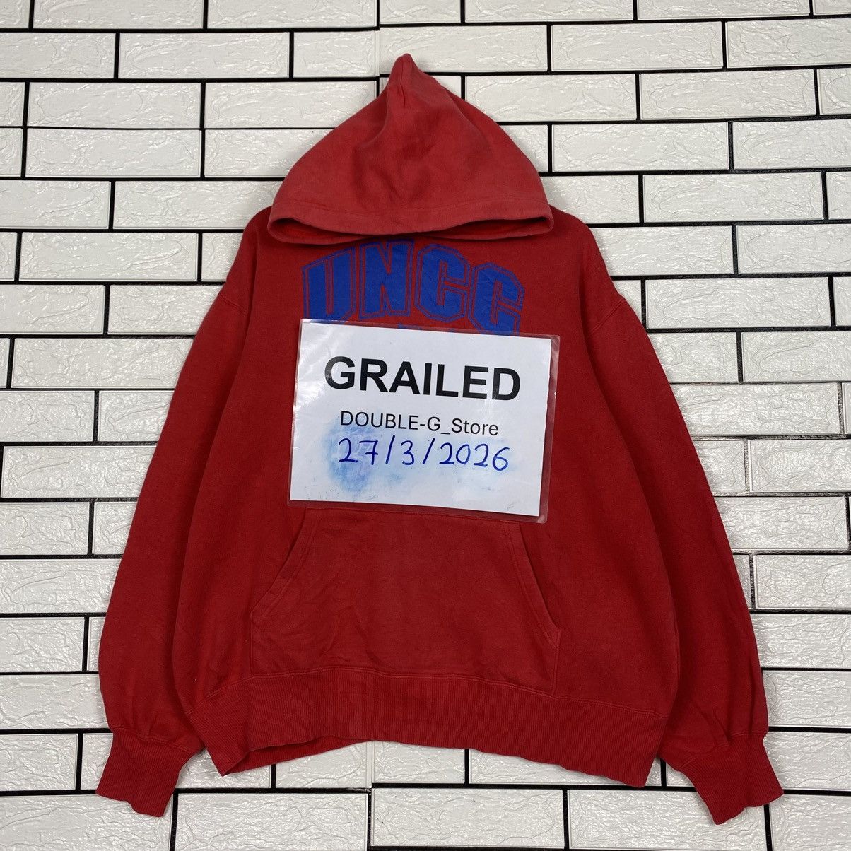 Japanese Brand Vintage Hoodie Pull Over Sportswear UNCC 49 Ears Size US L / EU 52-54 / 3 - 1 Thumbnail