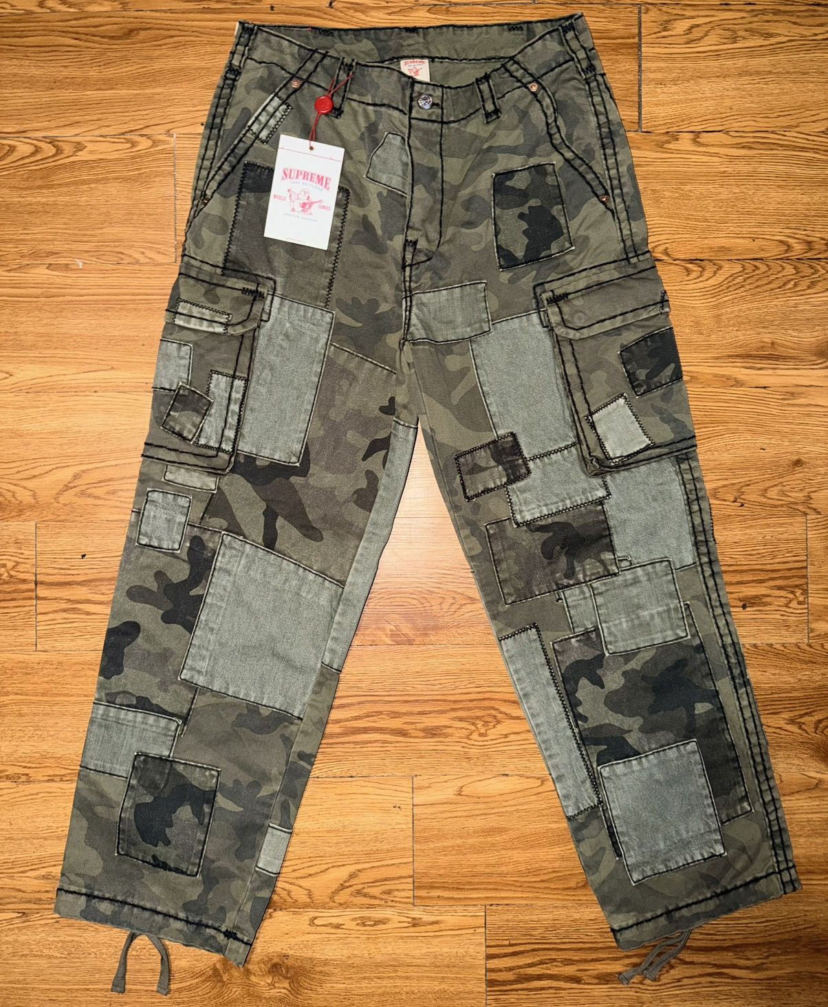 Supreme/True Religion 32パッチワークカーゴパンツ Supreme/True Religion 32パッチワークカーゴパンツ Supreme True