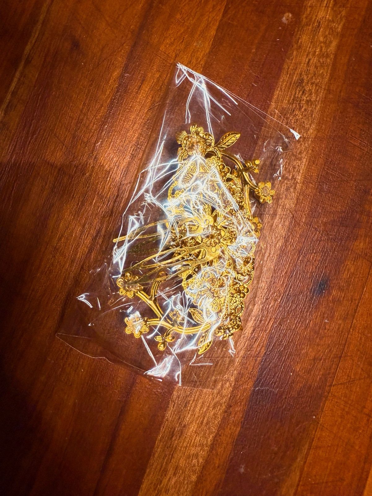 Other Golden Floral Hair Pin Set Size ONE SIZE - 2 Thumbnail