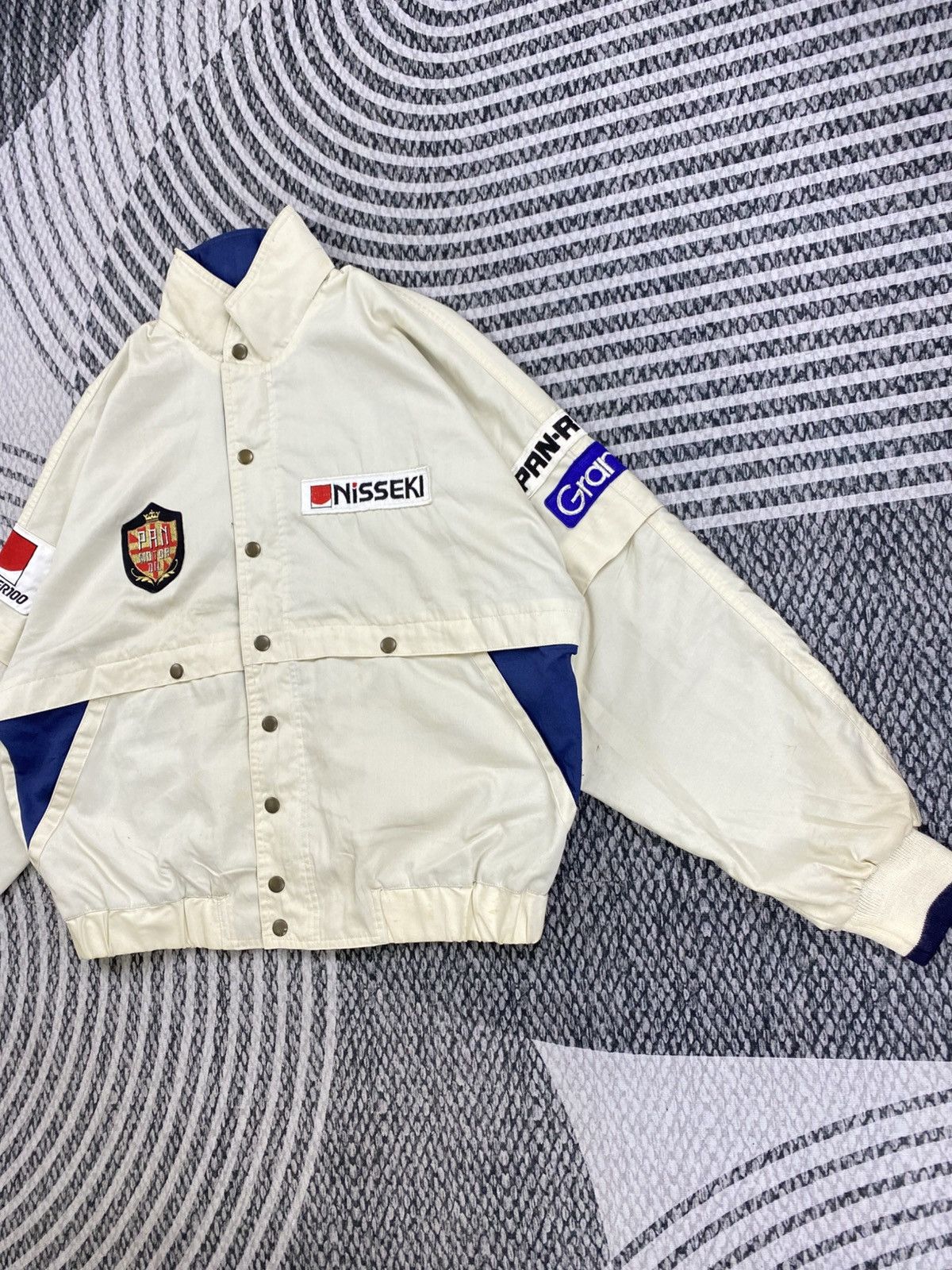 Japanese Brand Vintage Nisseki Nice Racing Team Jacket Size US XL / EU 56 / 4 - 4 Thumbnail
