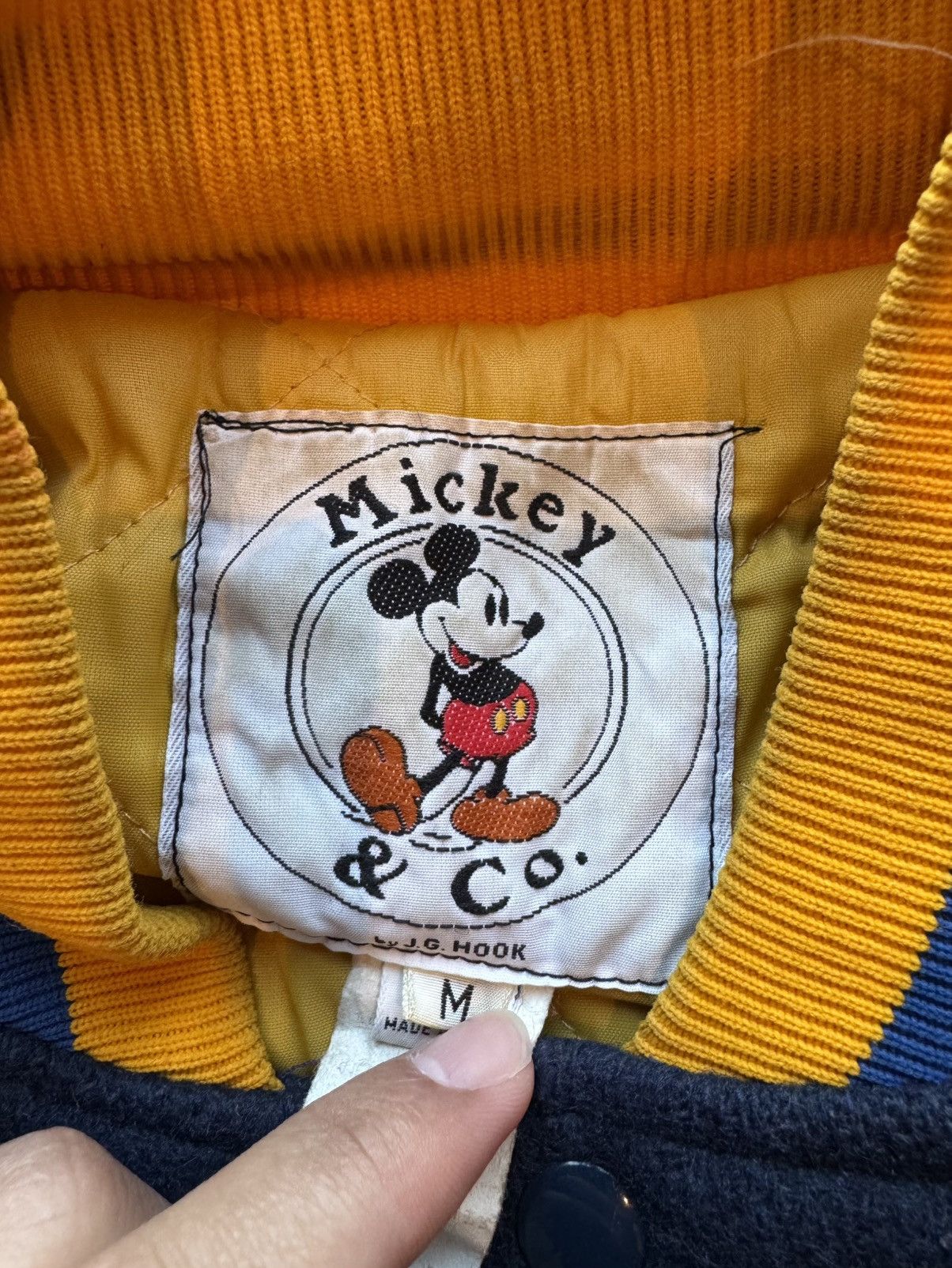 Mickey Mouse Men’s Vintage Mickey Mouse Varsity Size US M / EU 48-50 / 2 - 6 Thumbnail