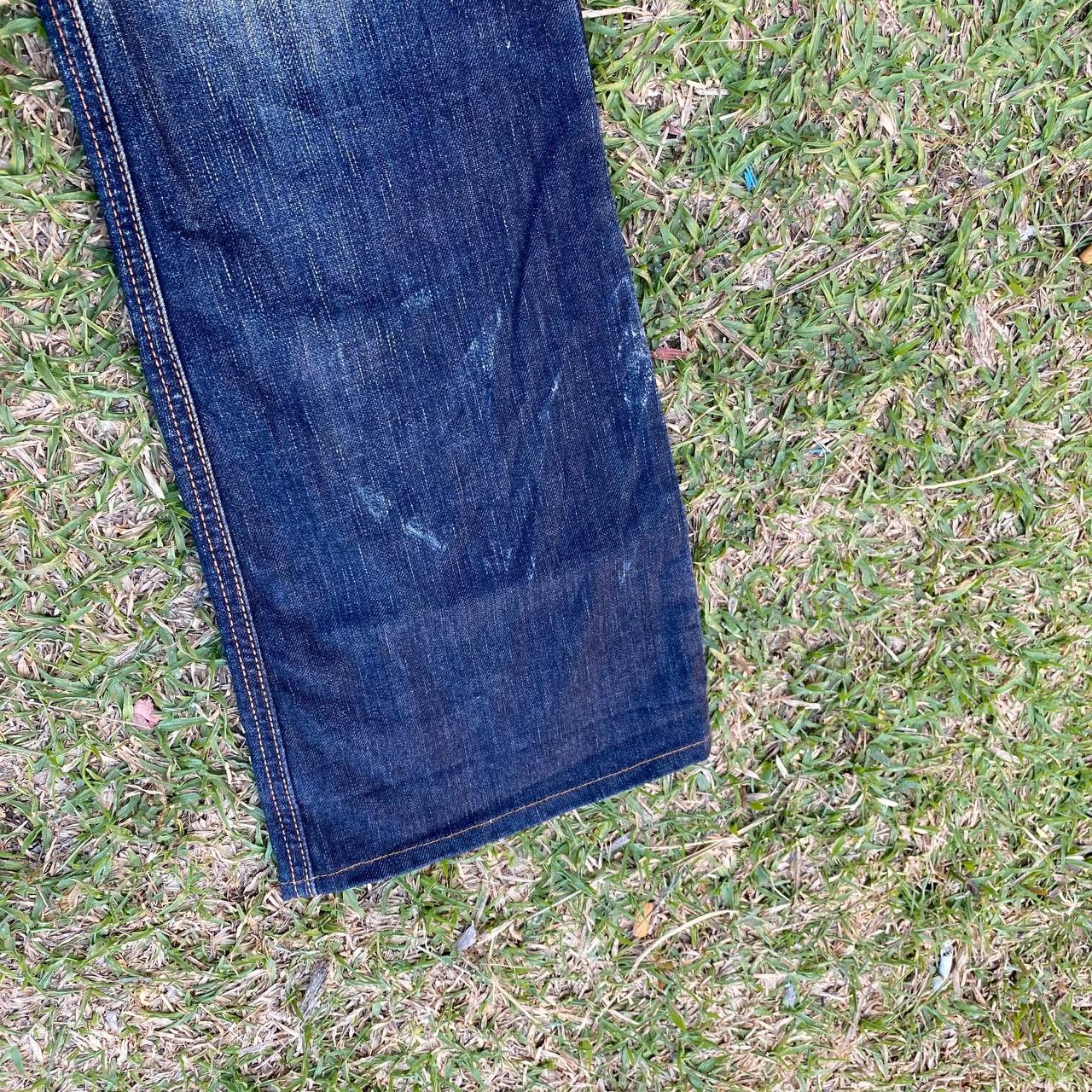 Edwin Vintage Edwin Buffalo Blue Trip Distressed Flare Jeans LGB Size US 34 / EU 50 - 11 Thumbnail