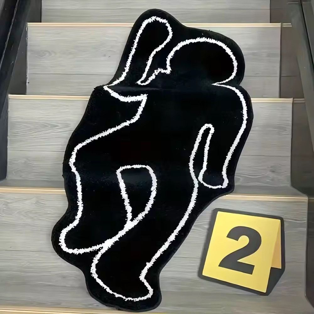 Japanese Brand 45 X 110 cm Crimescene Carpet. Size ONE SIZE - 1 Thumbnail