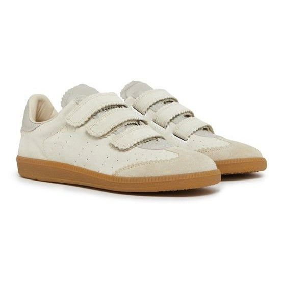 ISABEL MARANT Beth White Suede Sneakers New & Authentic (Wom
