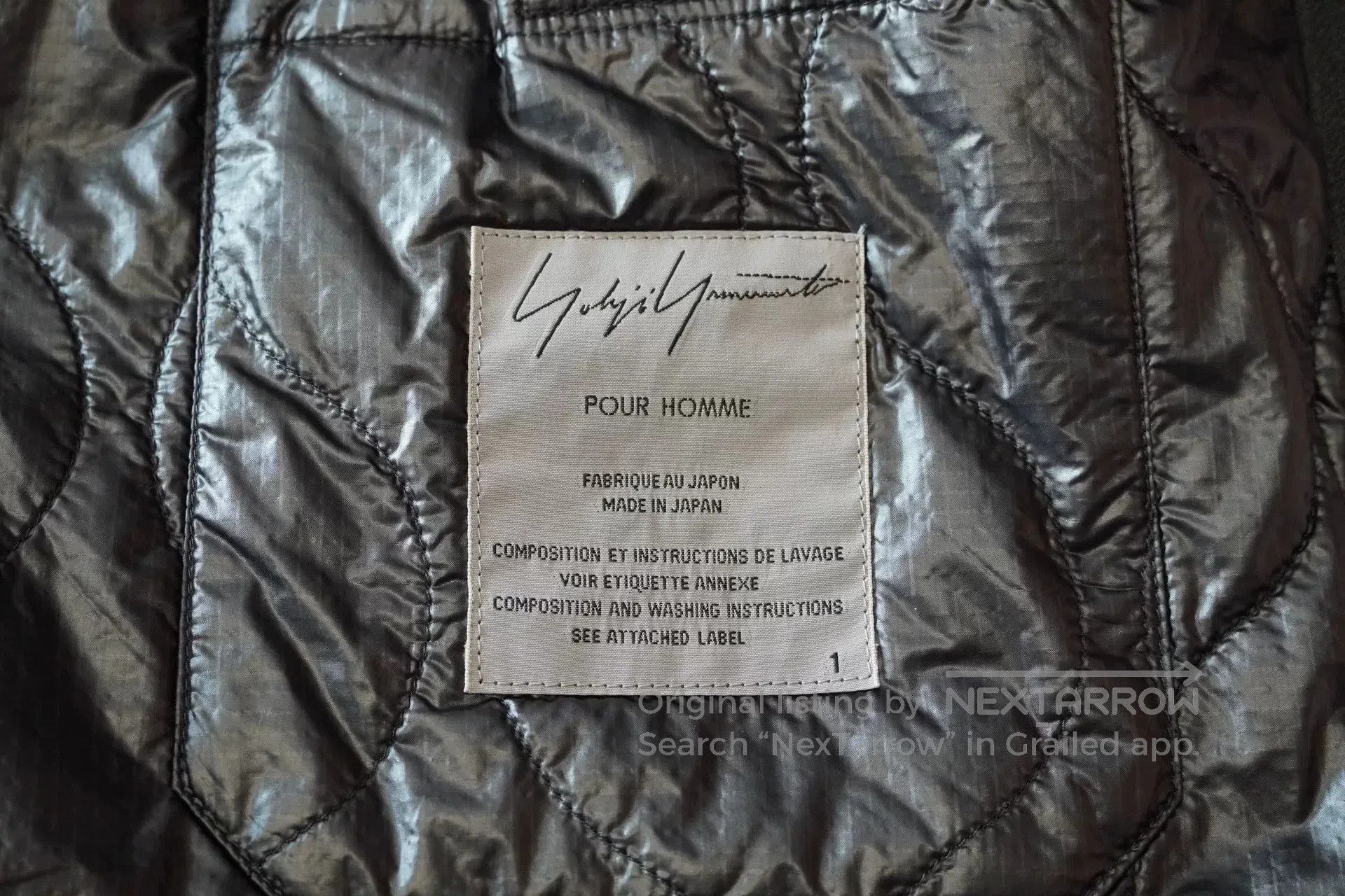 Yohji Yamamoto Yohji Yamamoto 13SS Nylon Fish Tail Coat. Size US S / EU 44-46 / 1 - 7 Thumbnail